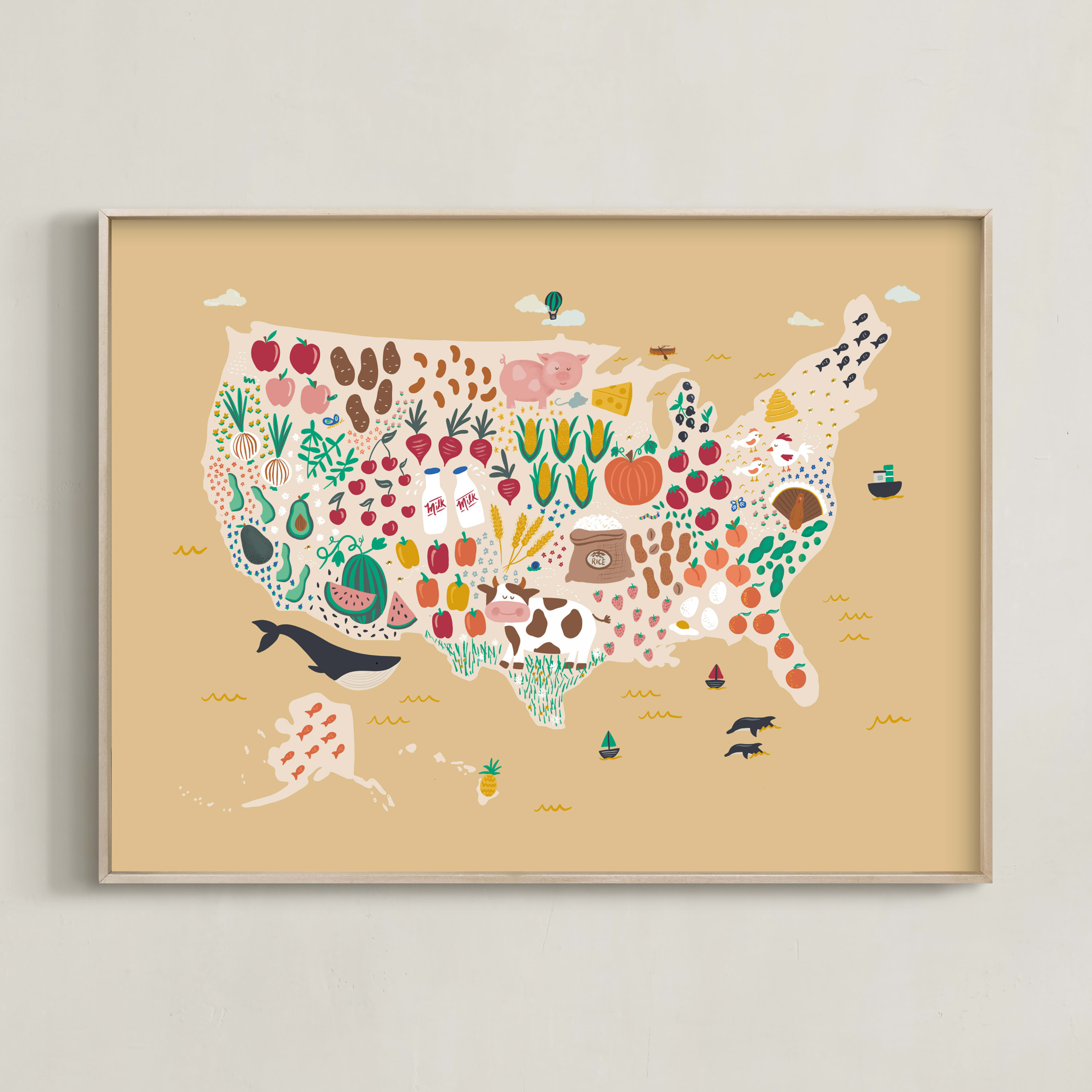 US Agriculture Wall Art Prints by Joanna Griffin Minted
