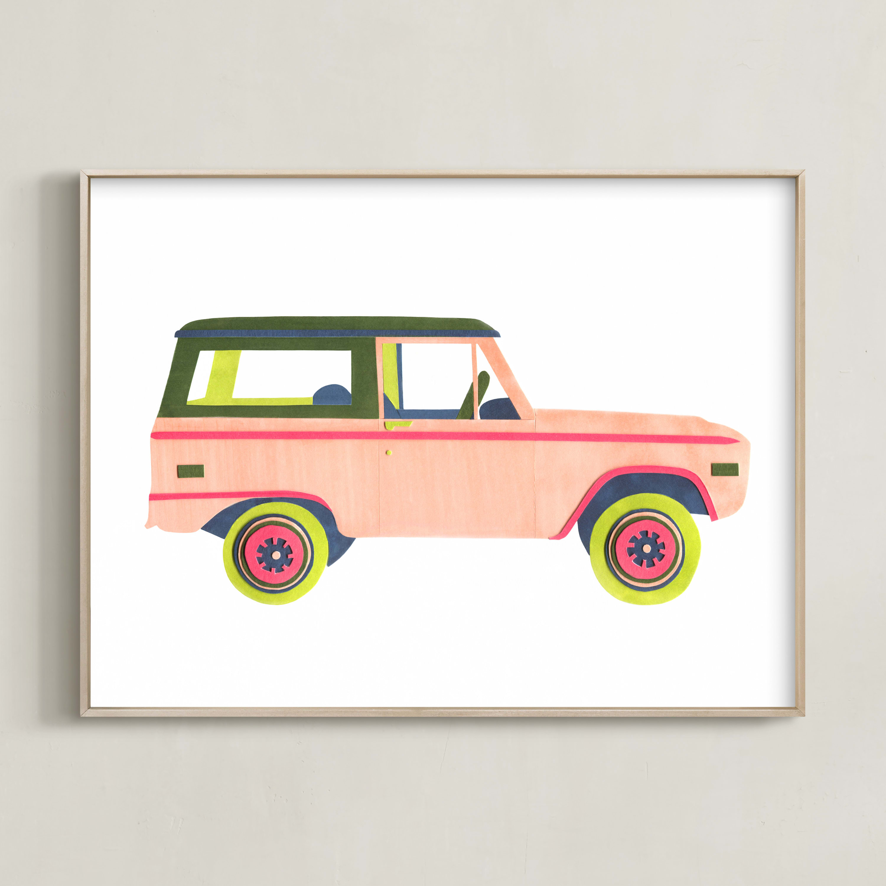 Cruising Nantucket Children's Art Print