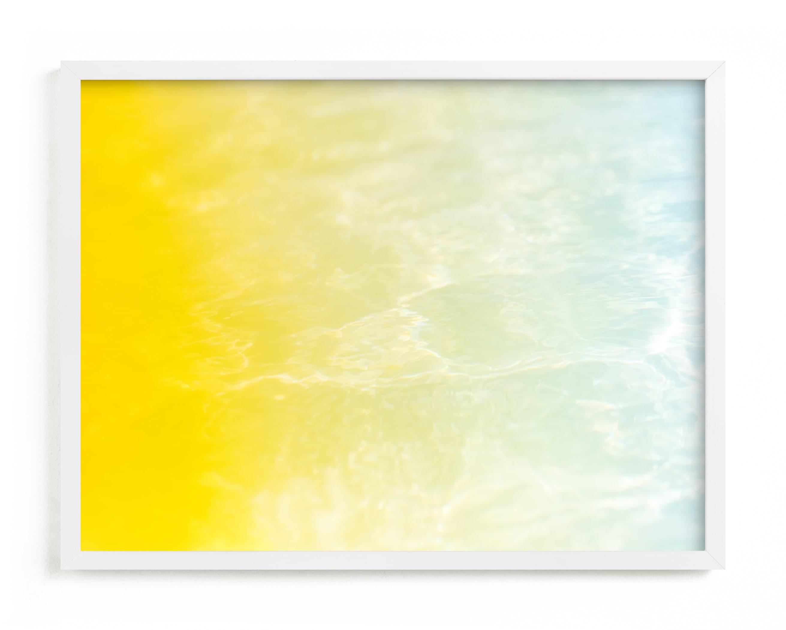 Lemon Wave (Turks and Caicos) Wall Art Print