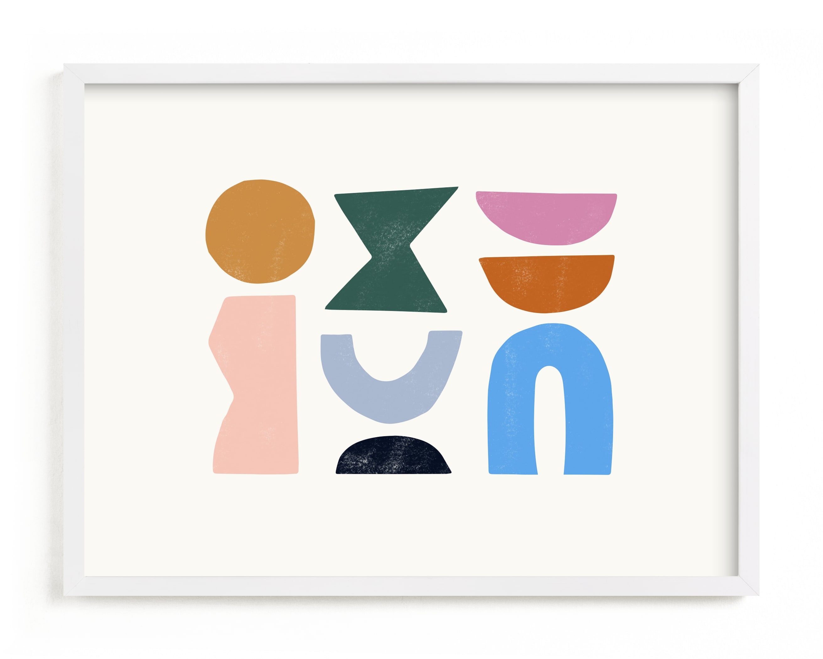 "Color Form" - Limited Edition Art Print by Ampersand Design Studio in beautiful frame options and a variety of sizes.