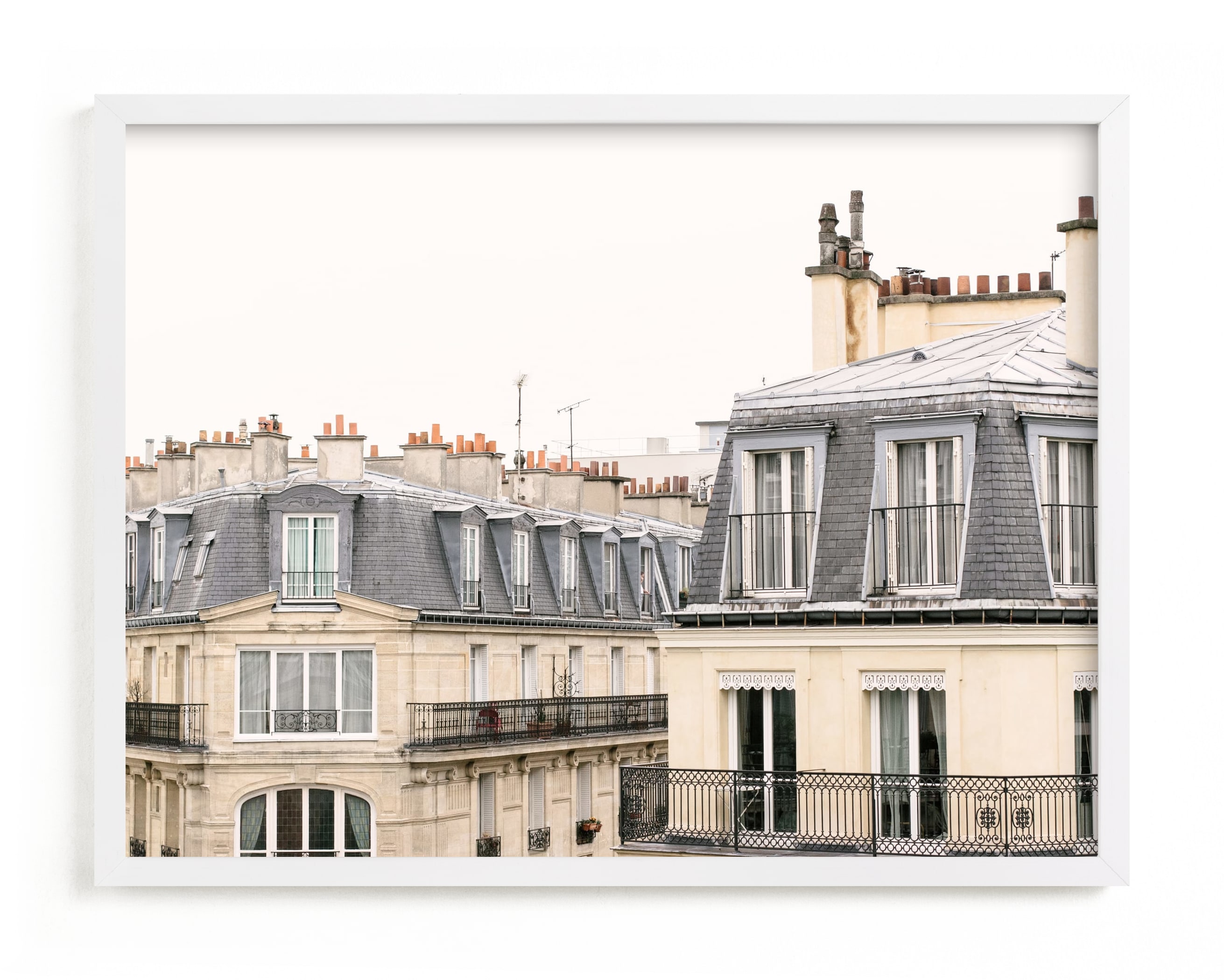 "Parisian Windows" - Limited Edition Art Print by Annie Montgomery in beautiful frame options and a variety of sizes.