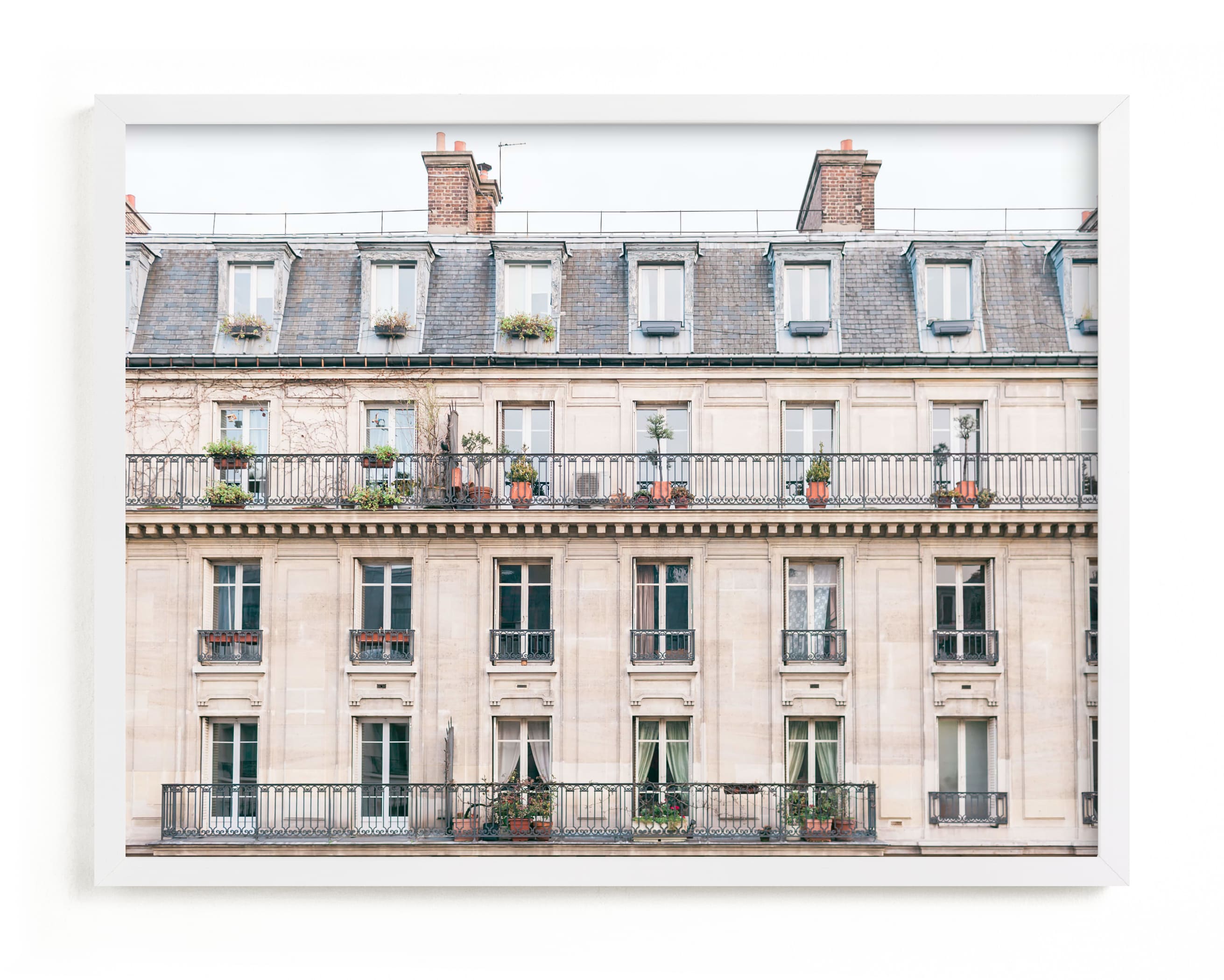"Days in Paris" - Limited Edition Art Print by Jessica C. Nugent in beautiful frame options and a variety of sizes.
