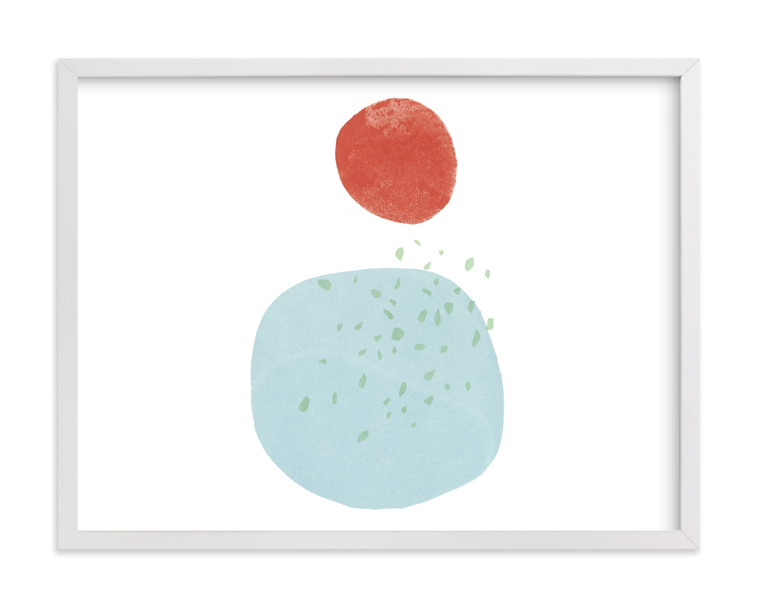 Moonlight Rain Art Print