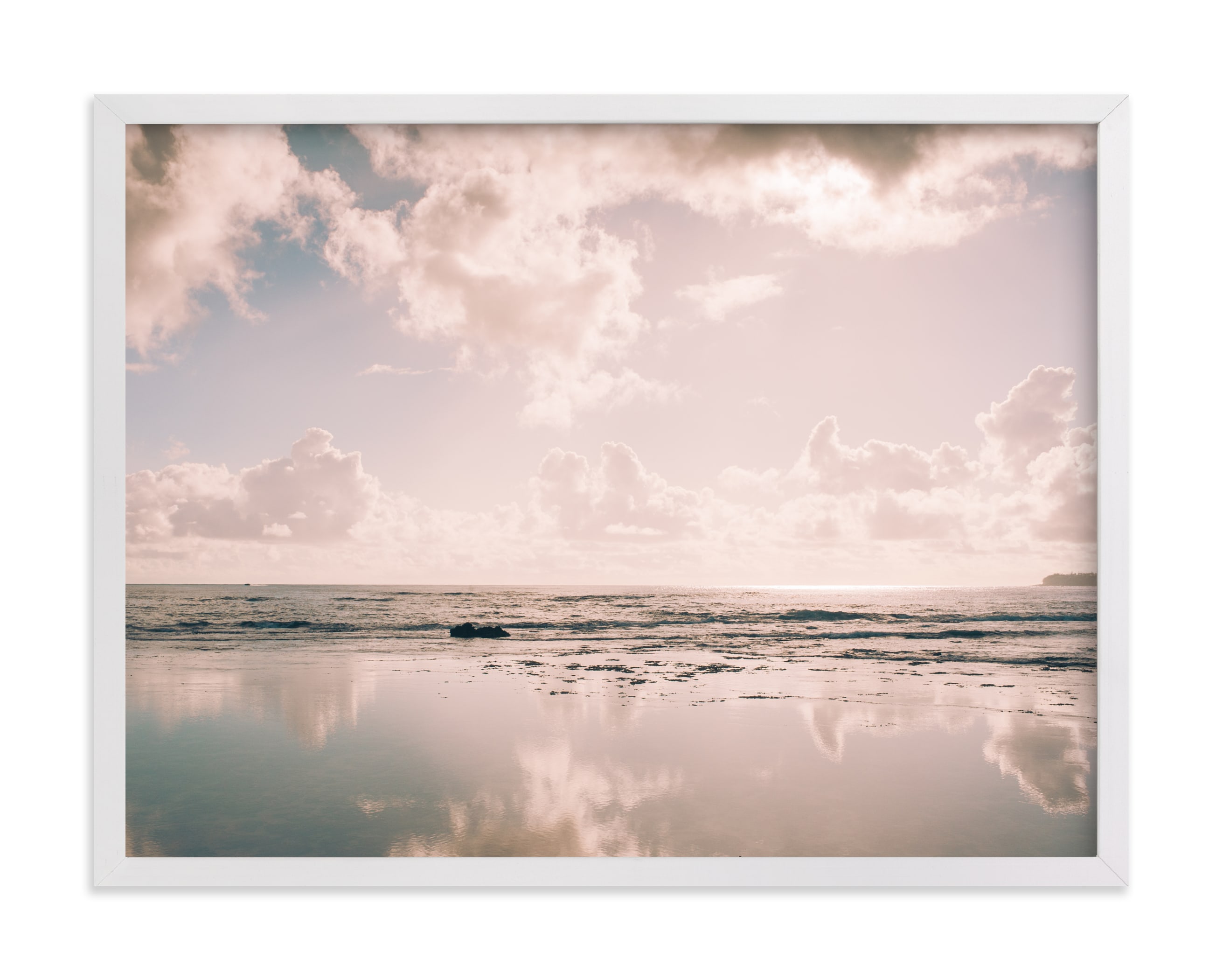 Reflecting Clouds Art Print