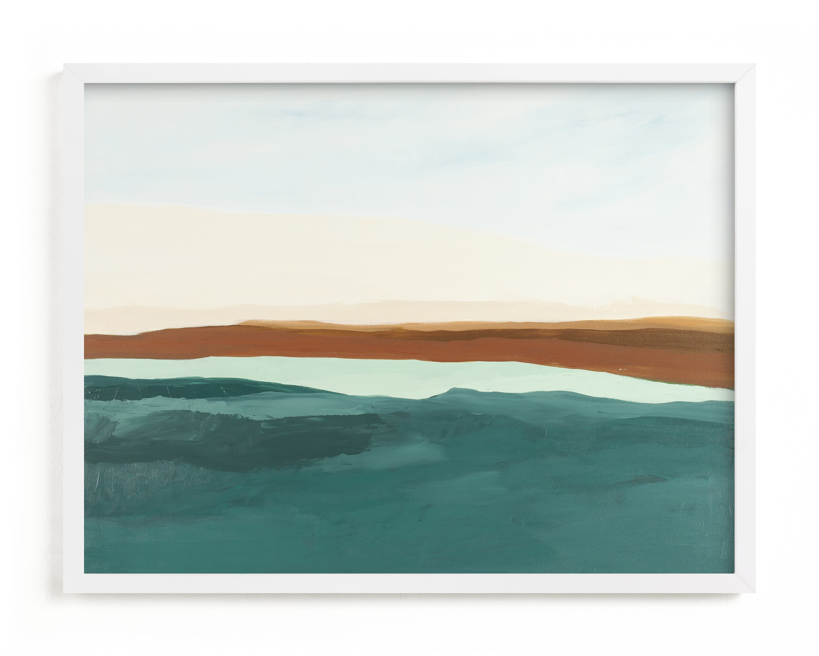 Fall Abstract Seascape Art Print