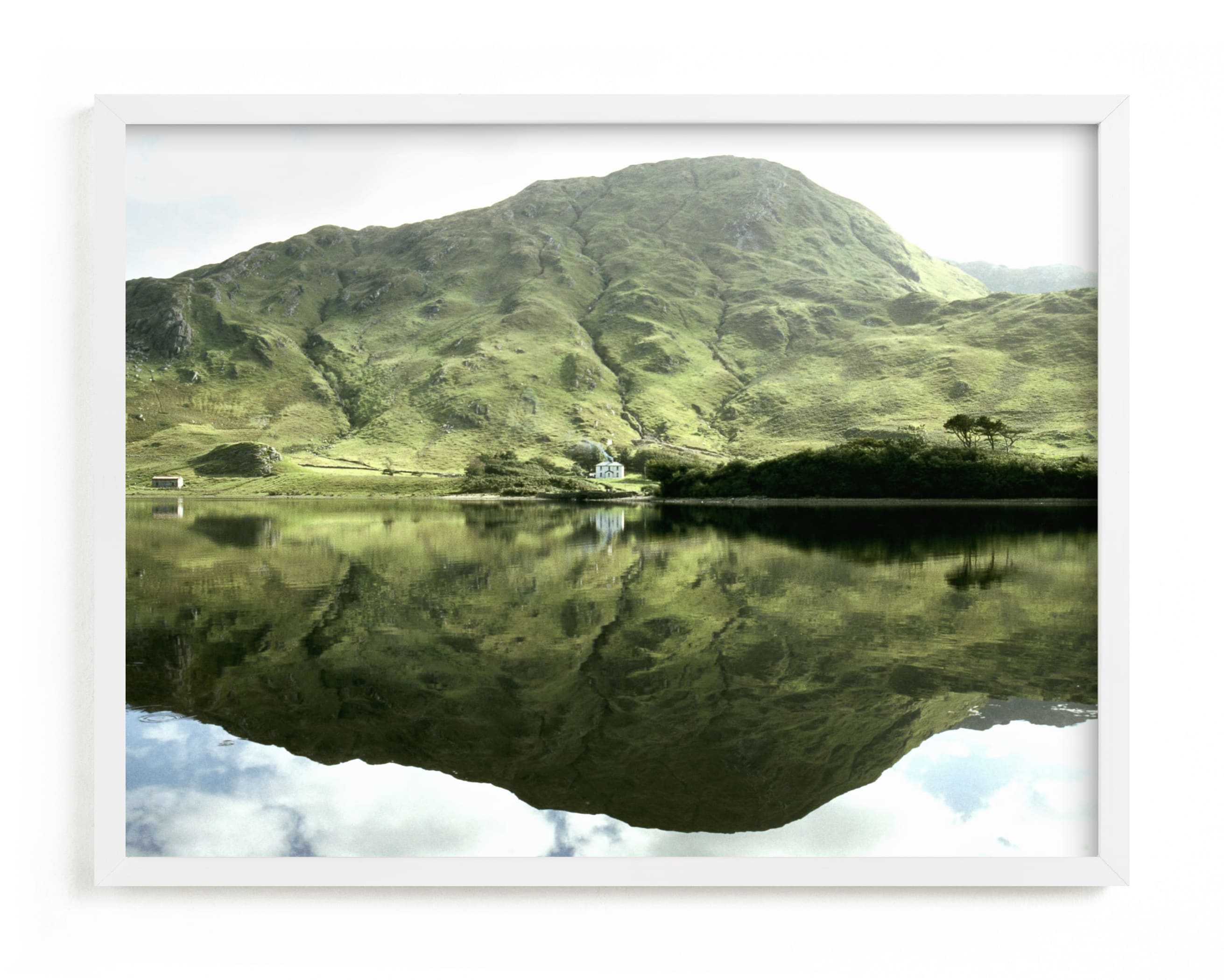 Green Reflections Connemara Ireland Art Print