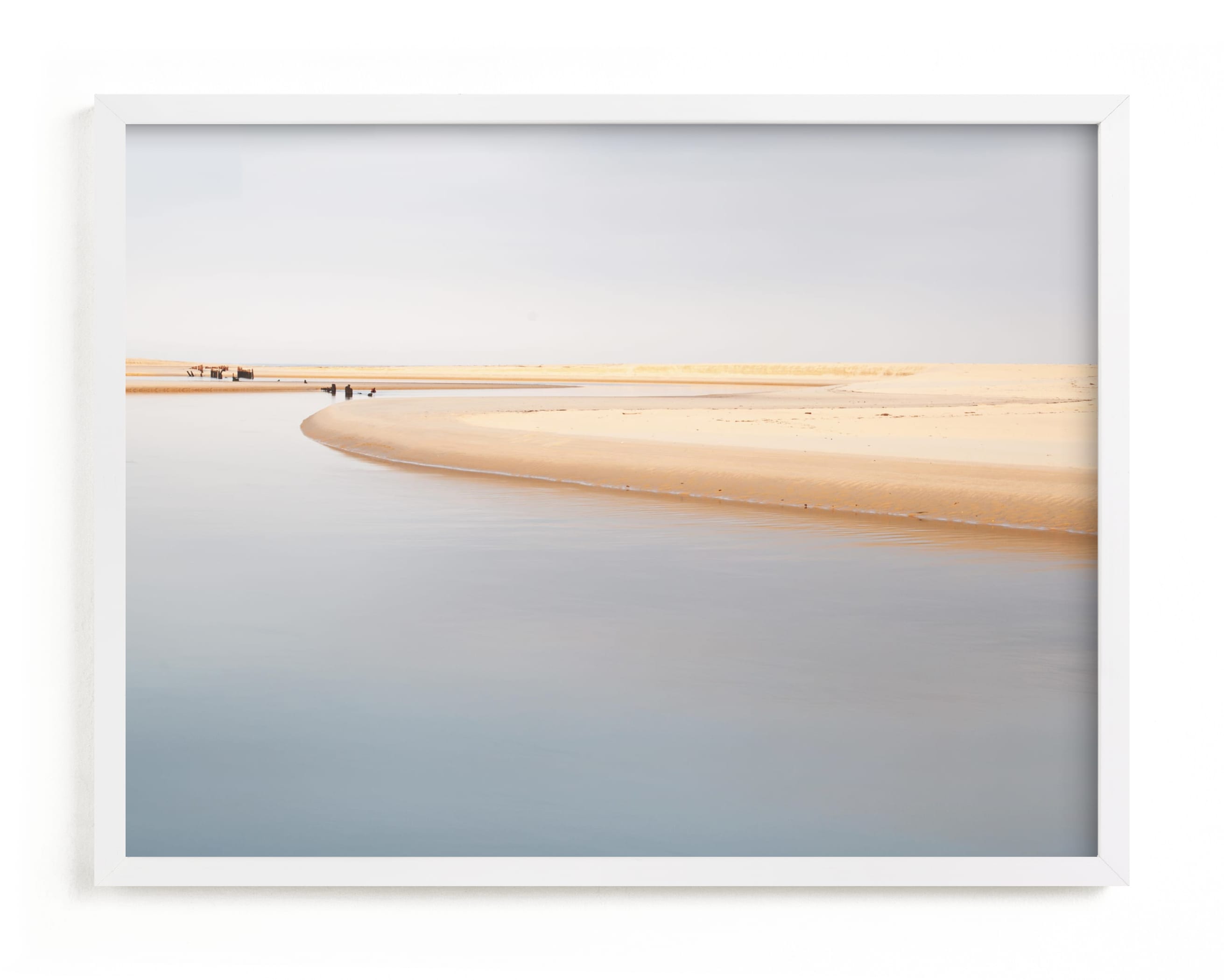 Tributary on the Coast Art Print