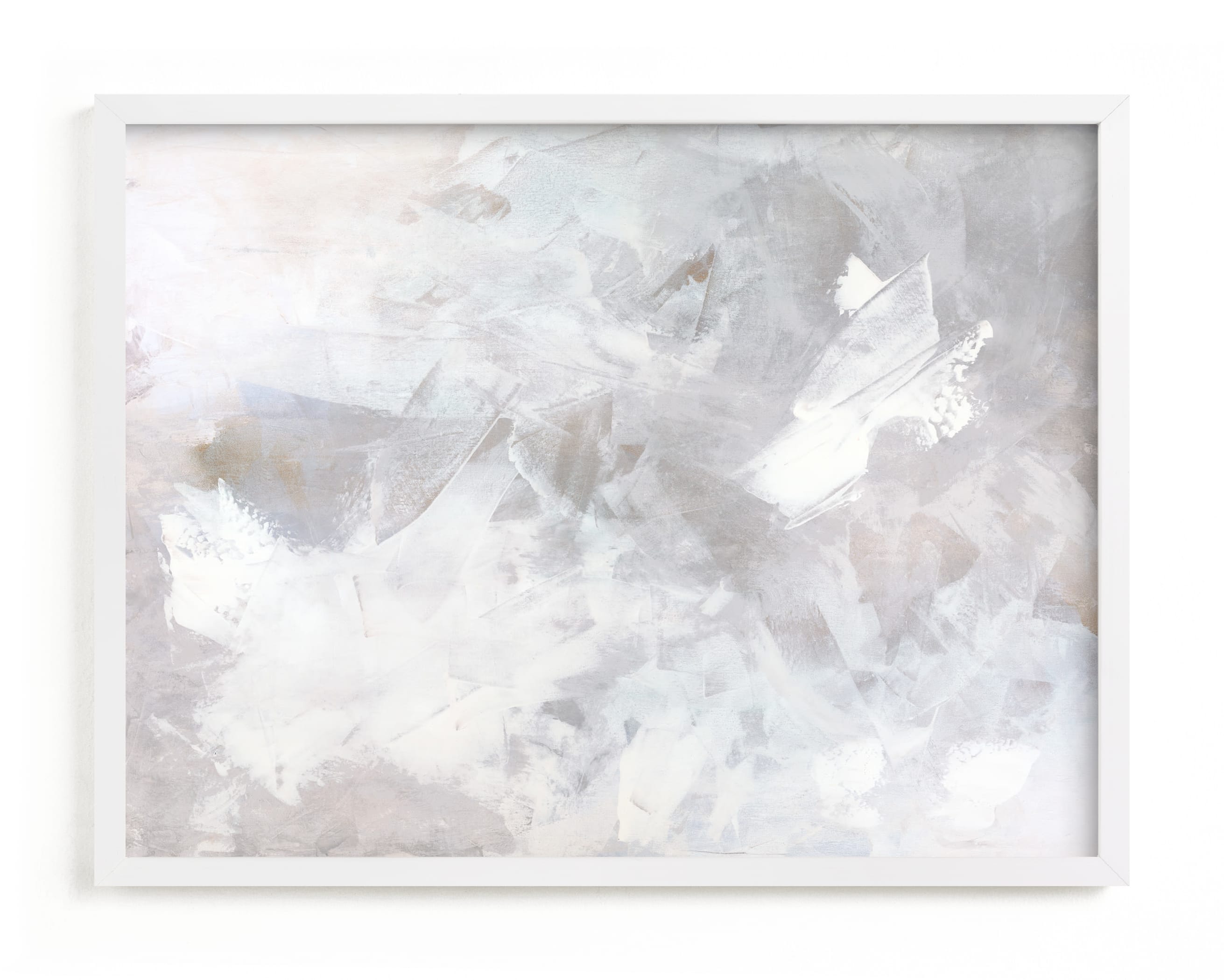Melody in White Art Print