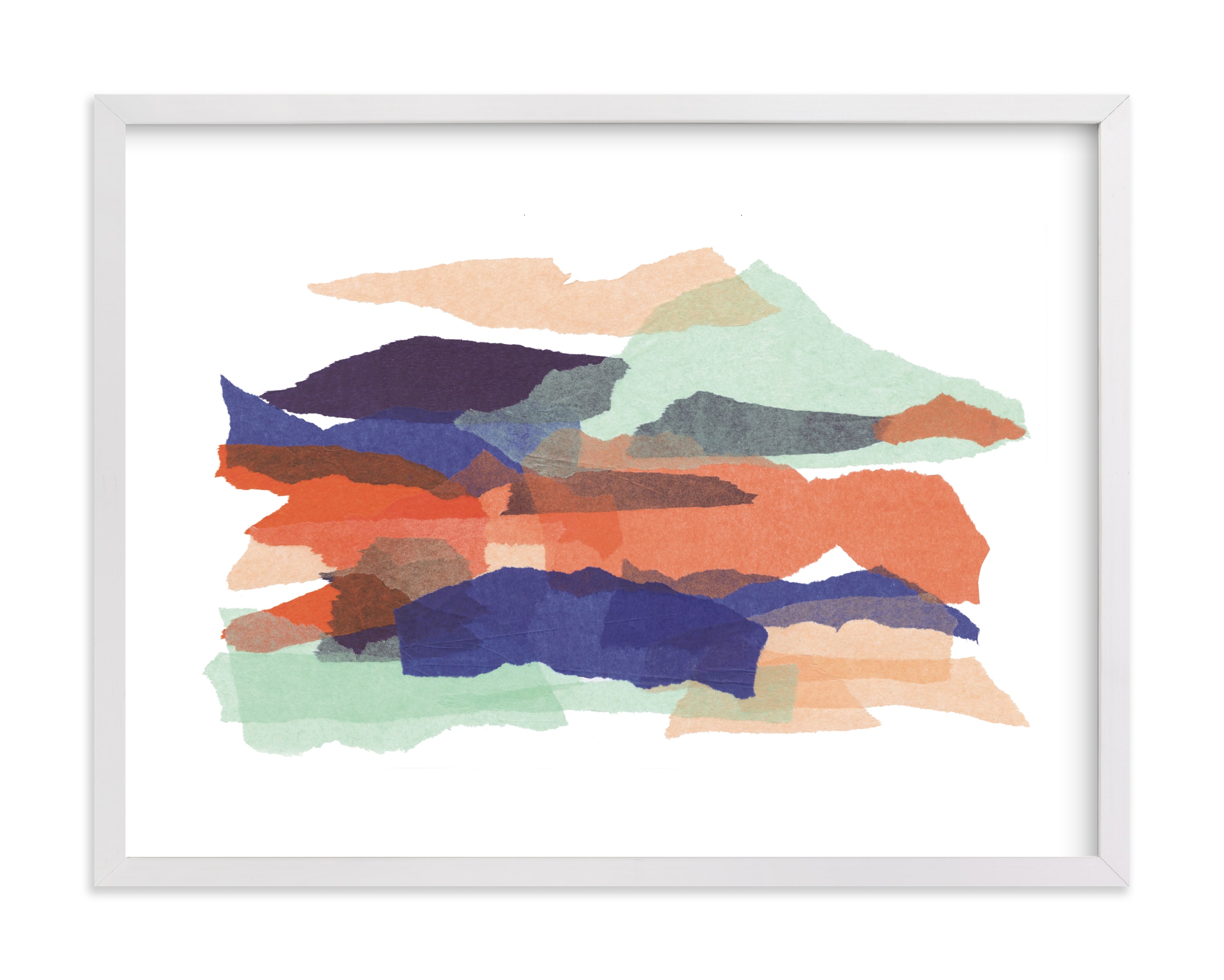 mountain sunset one Art Print