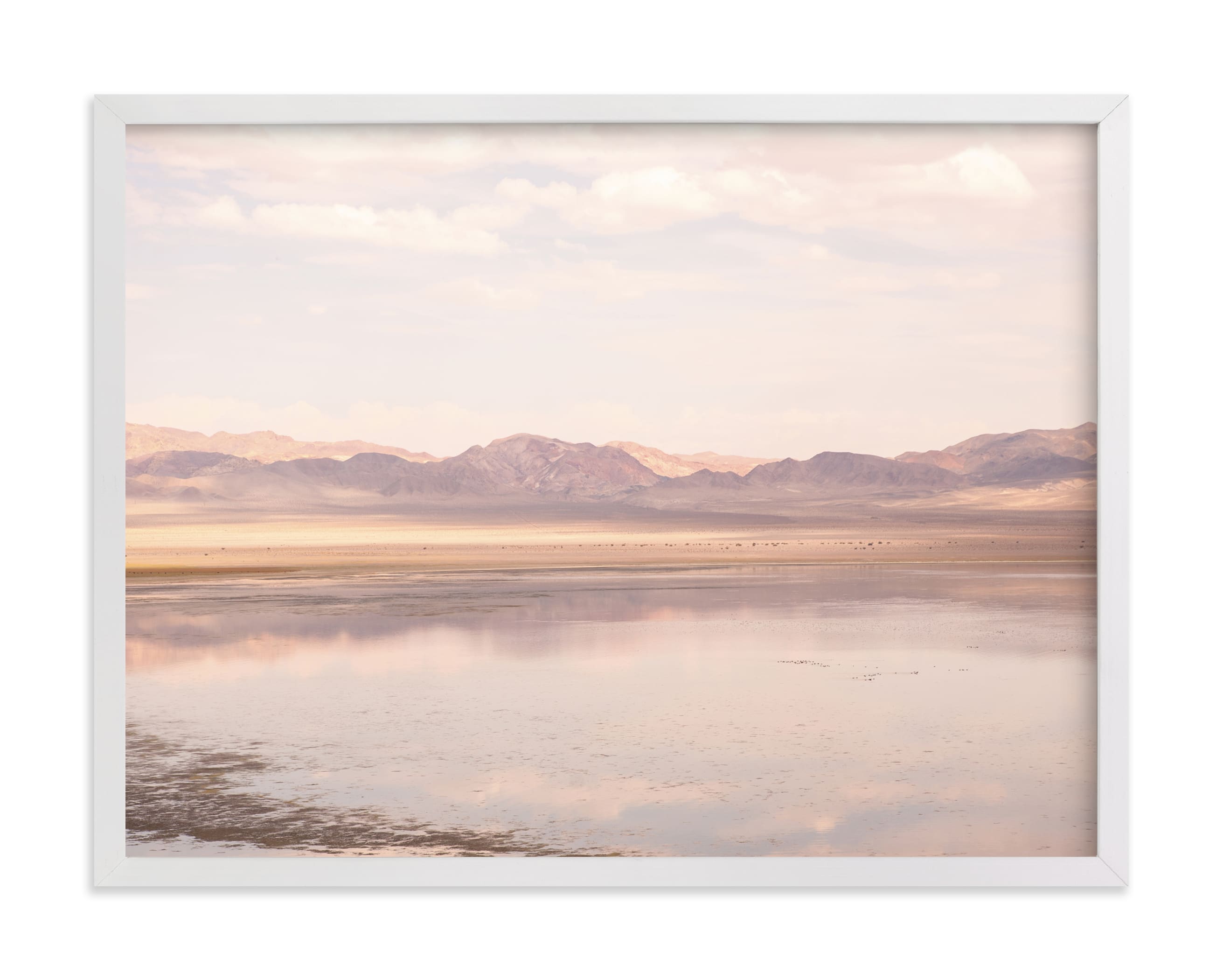 desert lake Art Print