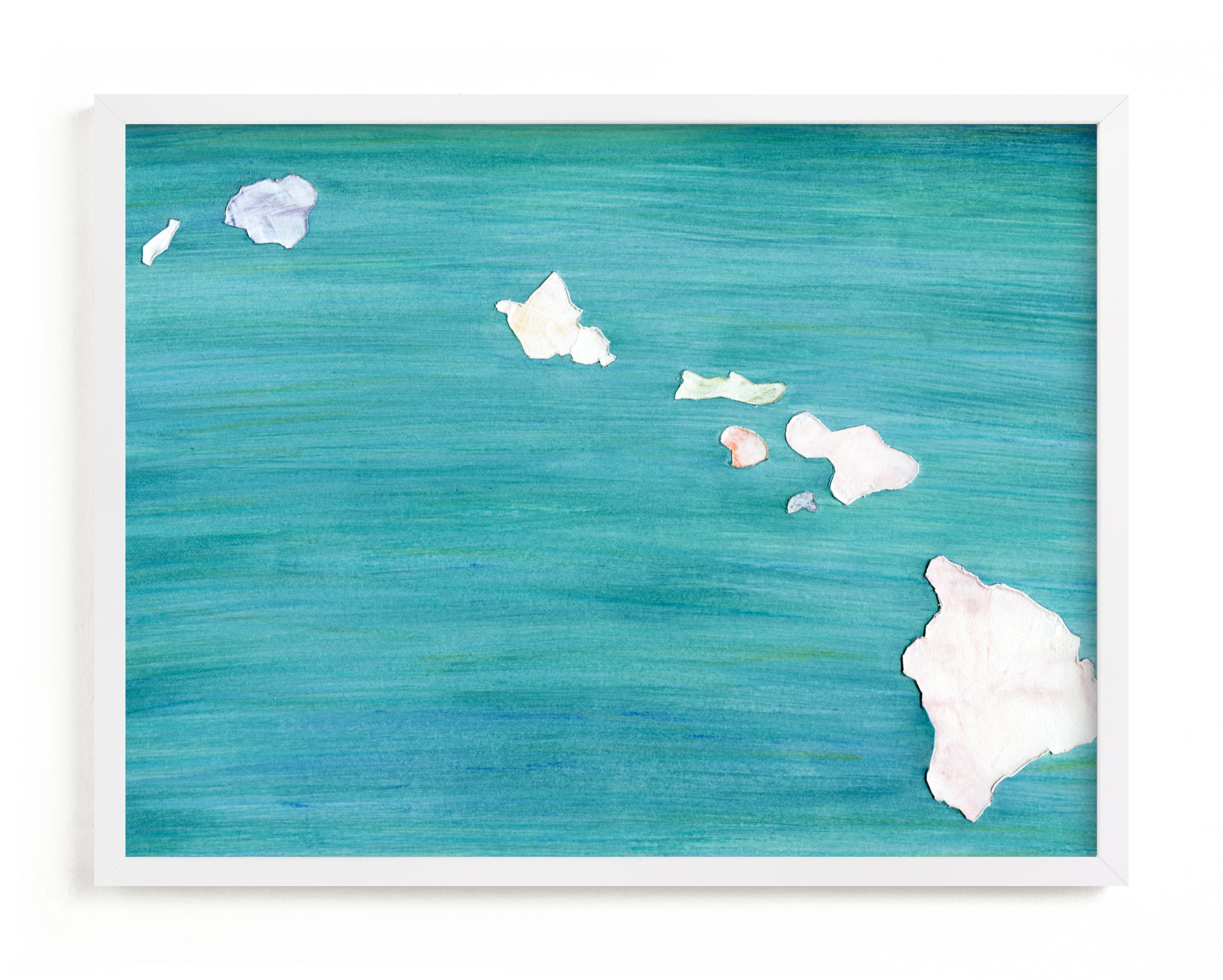 "Hawaii in Paint" - Limited Edition Art Print by Denise Wong in beautiful frame options and a variety of sizes.