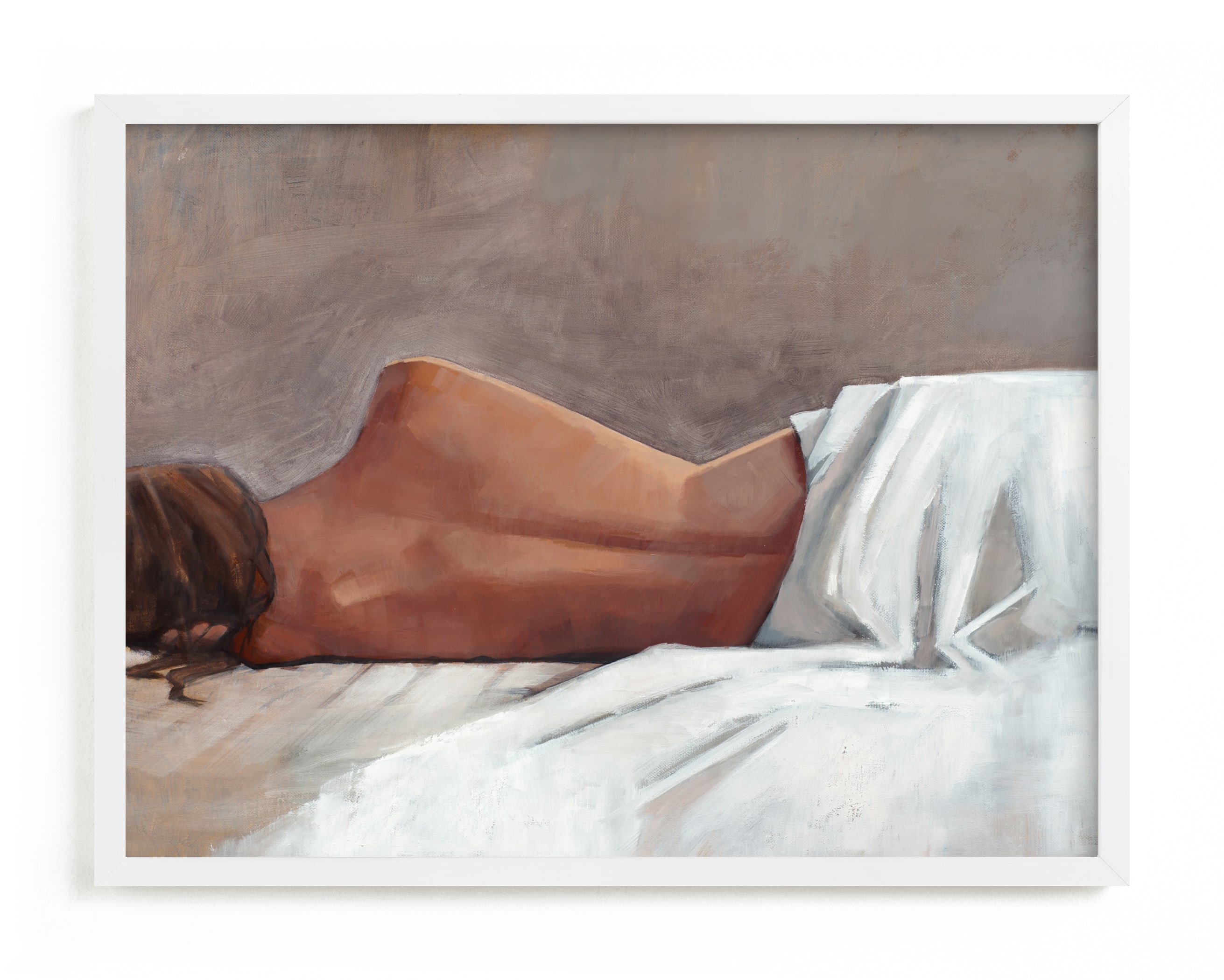 Draped Figure Study in White