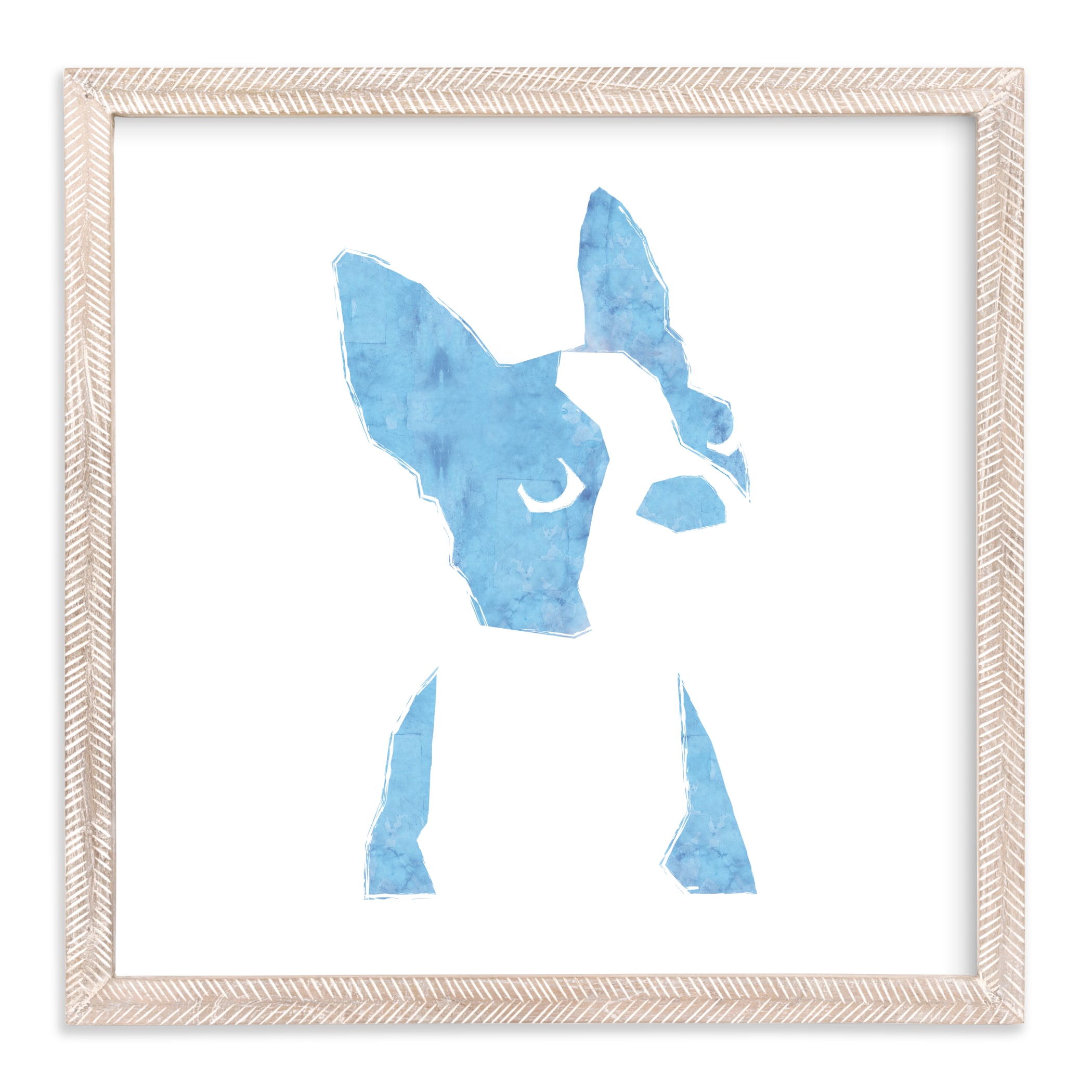 "baby boston" - Limited Edition Art Print by Haley Weisberger in beautiful frame options and a variety of sizes.