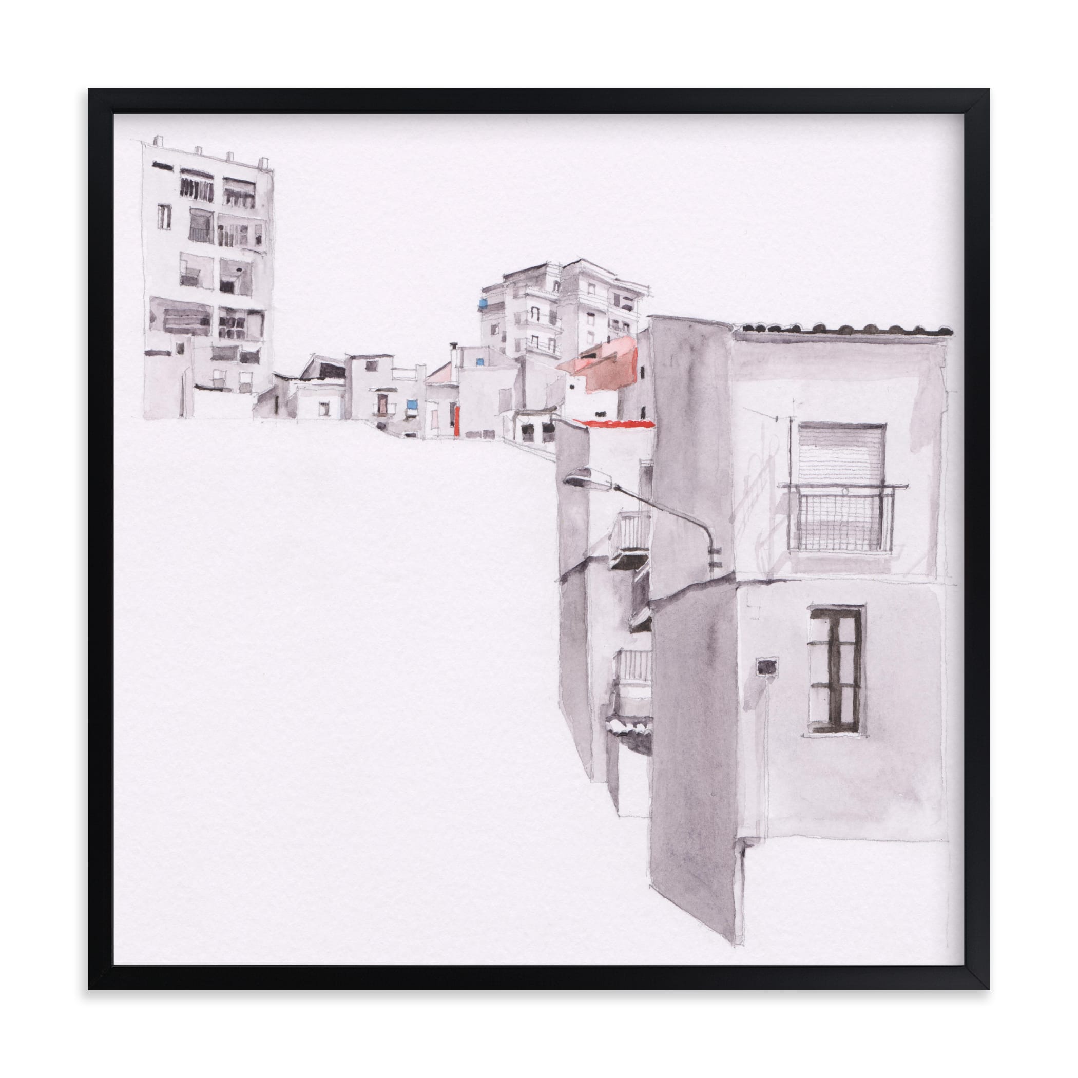 "Sicily" - Limited Edition Art Print by Viktoria Eperjesi in beautiful frame options and a variety of sizes.