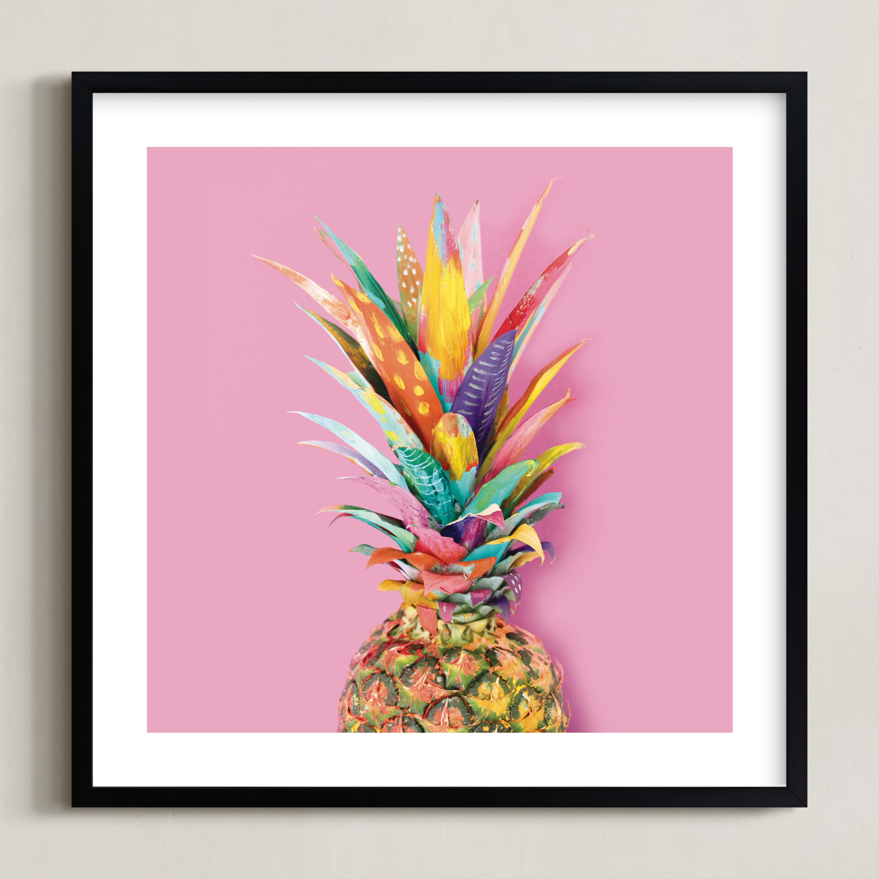 Pineapple Crown Wall Art Prints by EttaVee Minted