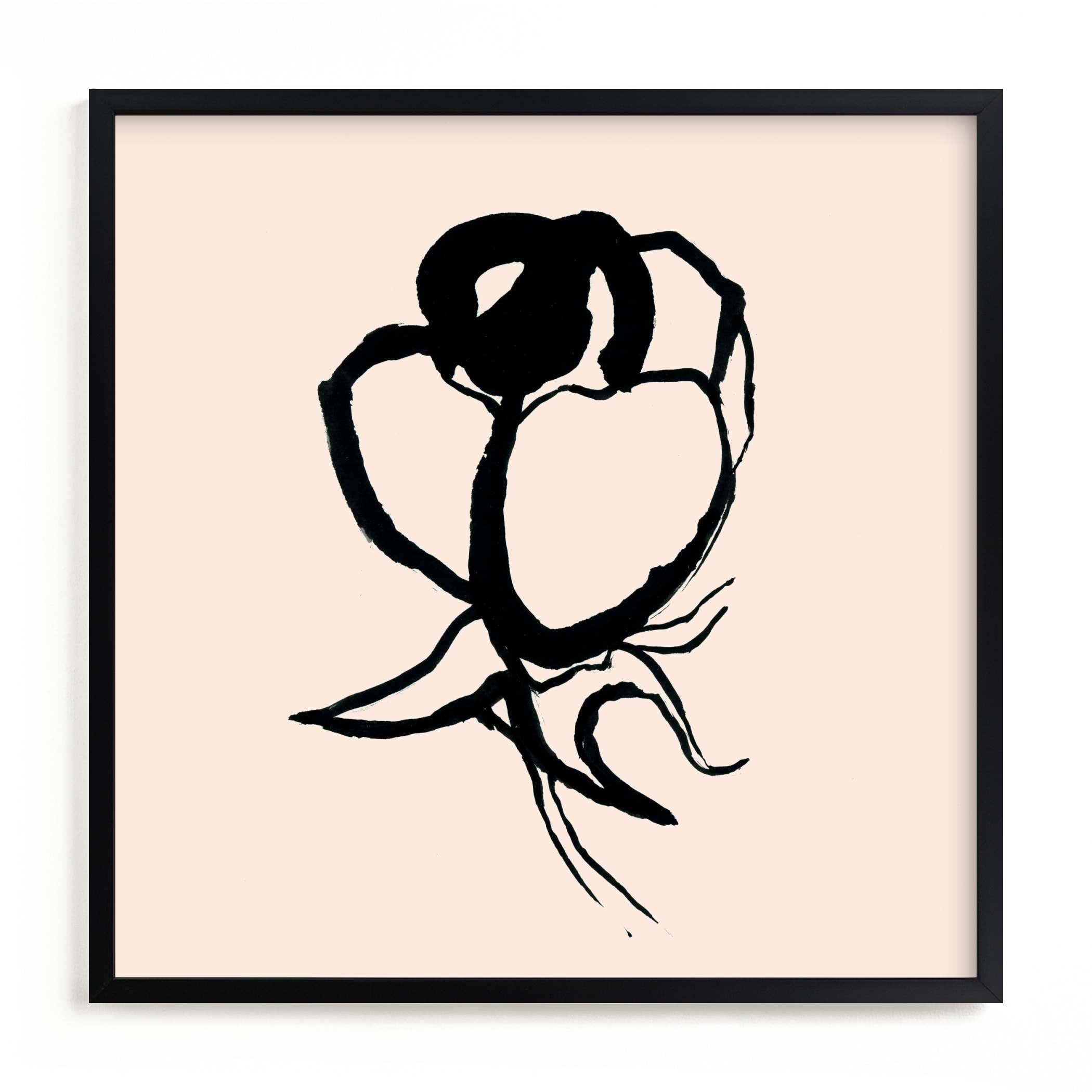 "Fall Rosebud" by Carol Barber in beautiful frame options and a variety of sizes.