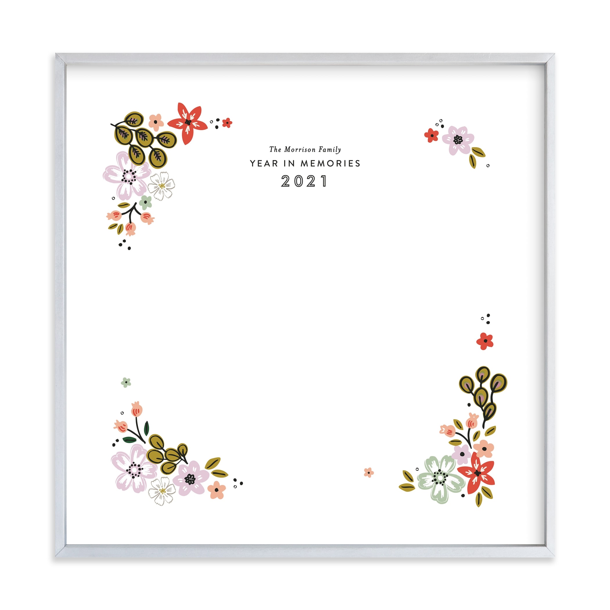 "Fresh Florals Keepsake" by Alethea and Ruth in beautiful frame options and a variety of sizes.