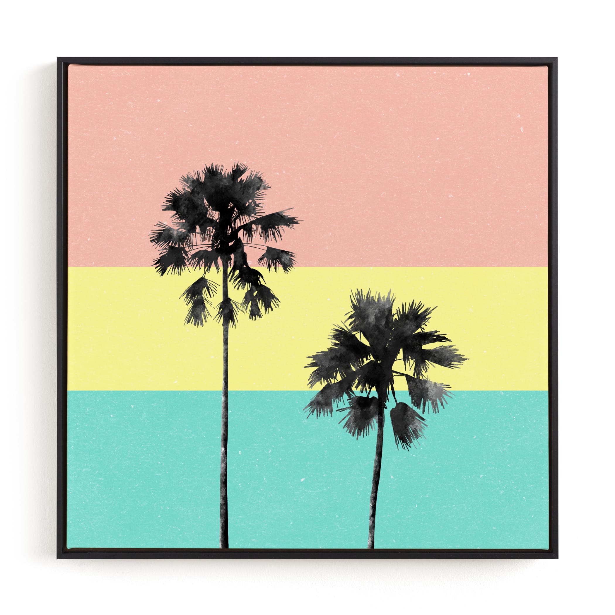 Palm Tree Silhouette Children's Art Print
