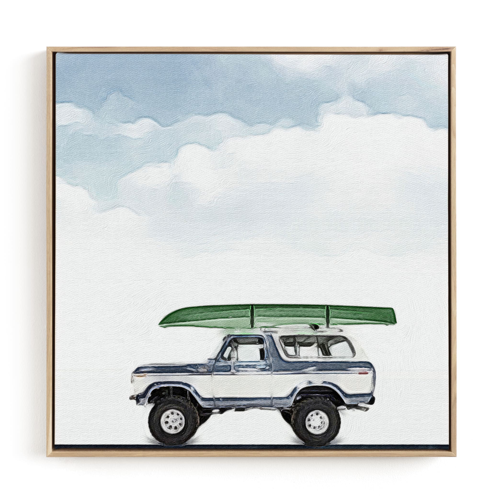 Wild river Children's Art Print