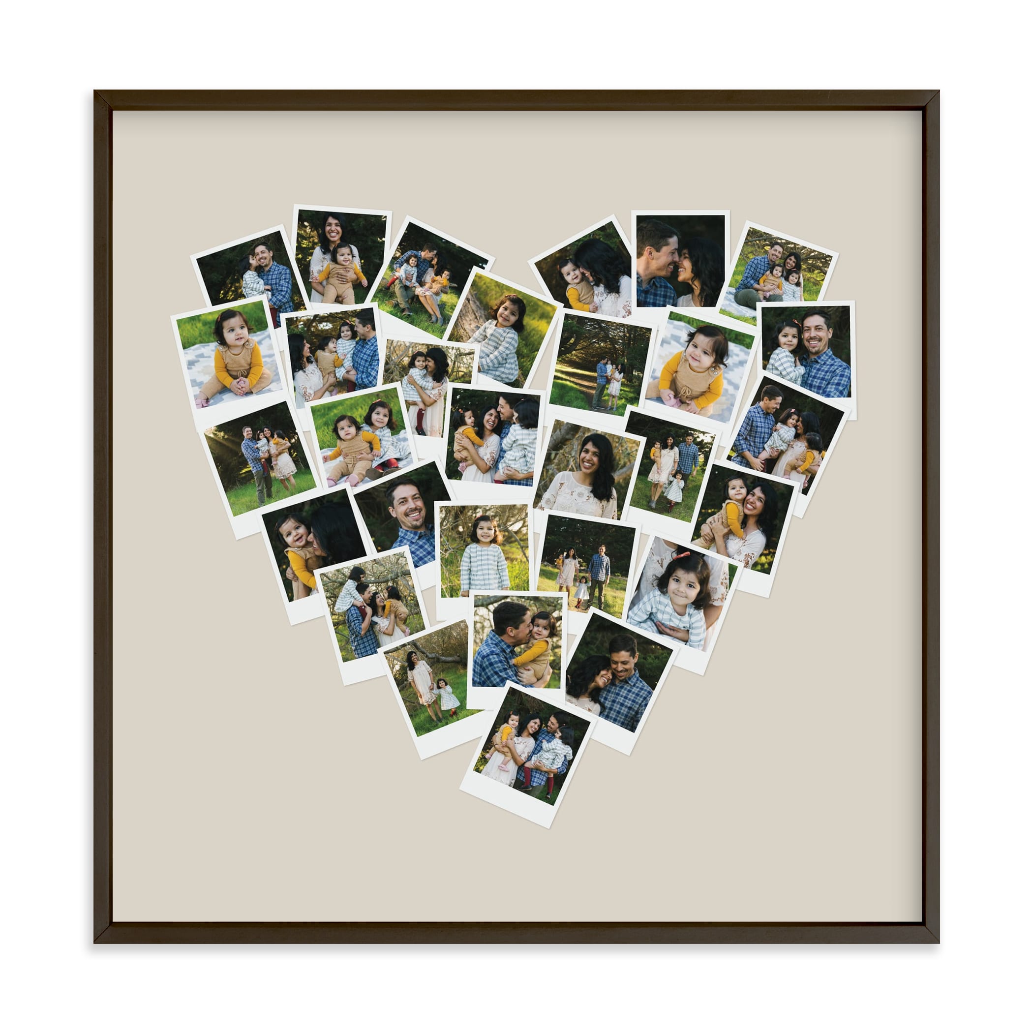 Heart Snapshot MixÂ® Hue Photo Art Custom Photo Art Print