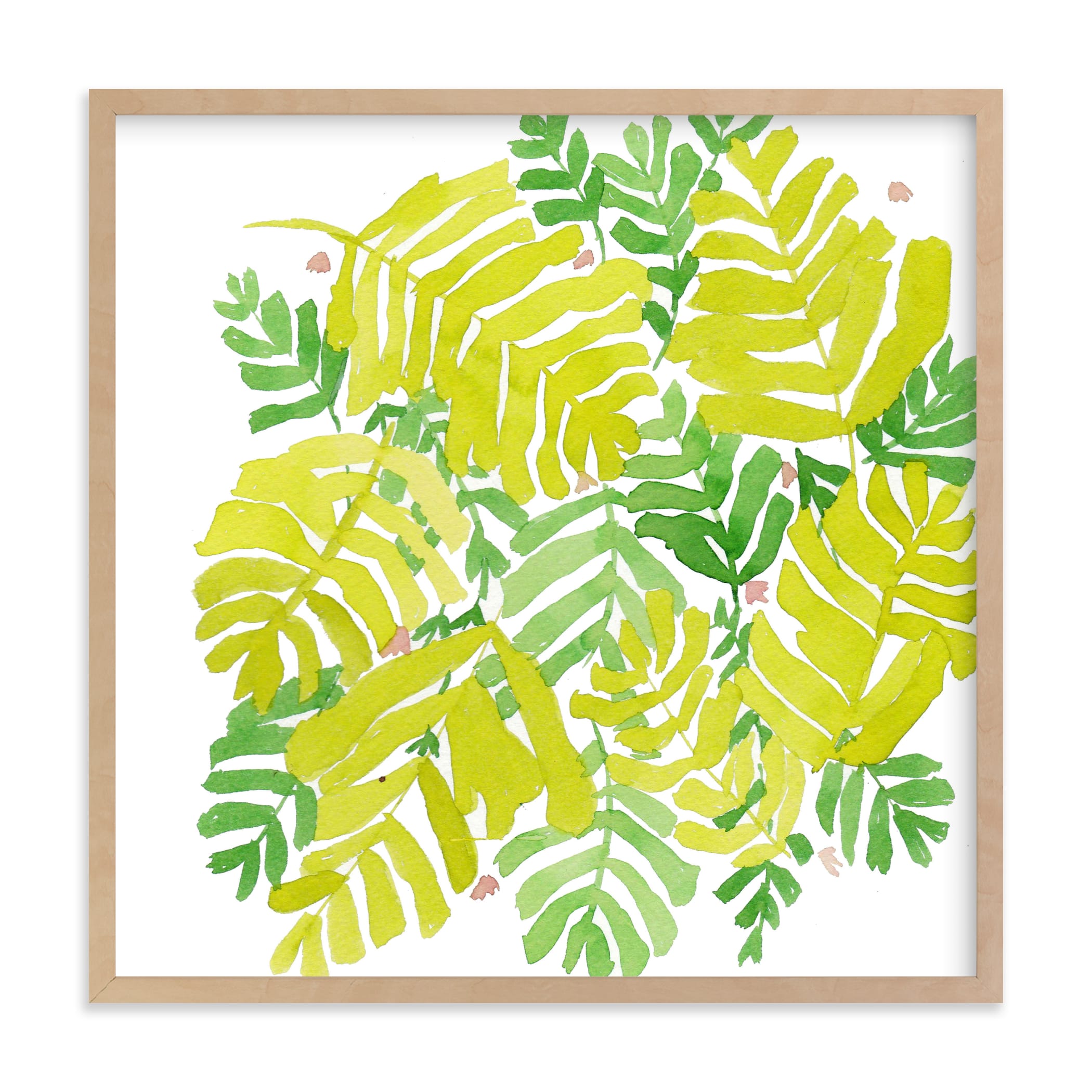 "fresh leaf" - Limited Edition Art Print by Tae Lee in beautiful frame options and a variety of sizes.