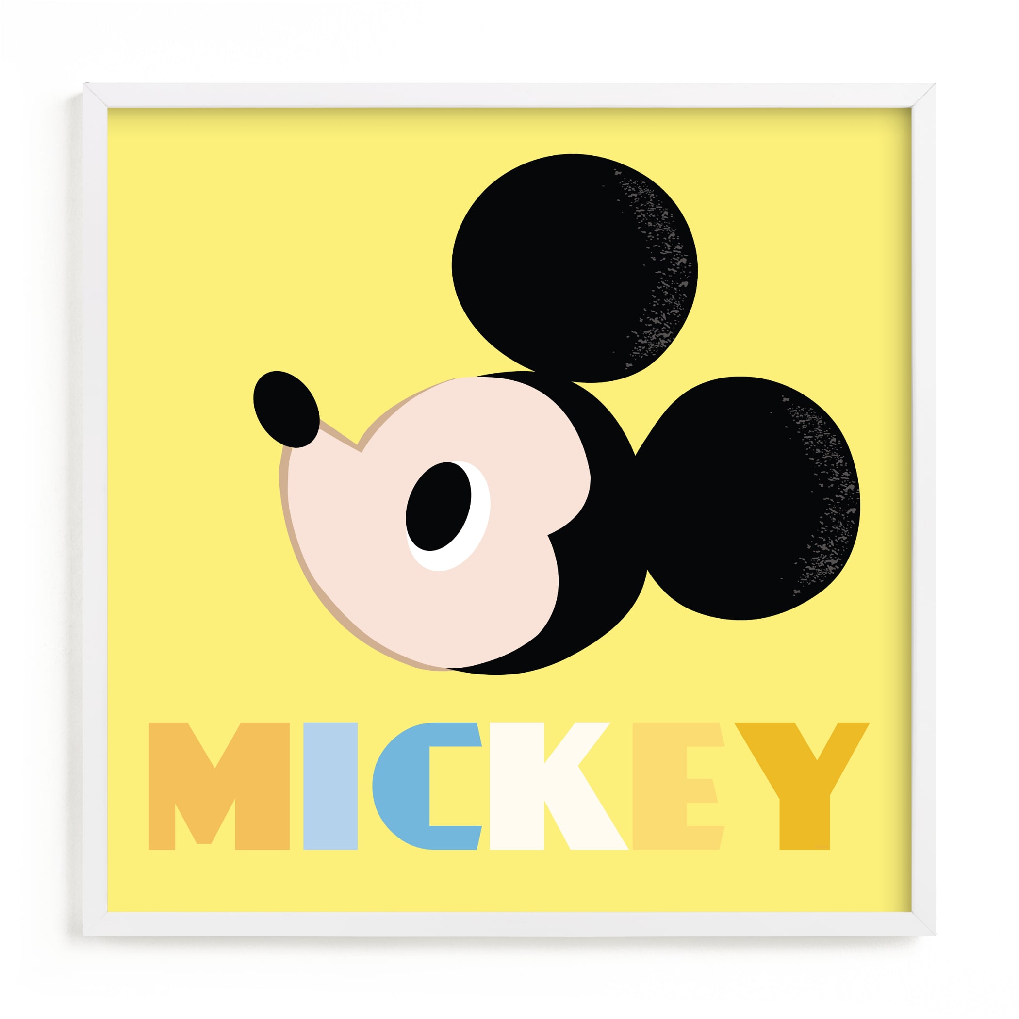 "Mickey Mouse" - Limited Edition Art Print by Angela Thompson in beautiful frame options and a variety of sizes.