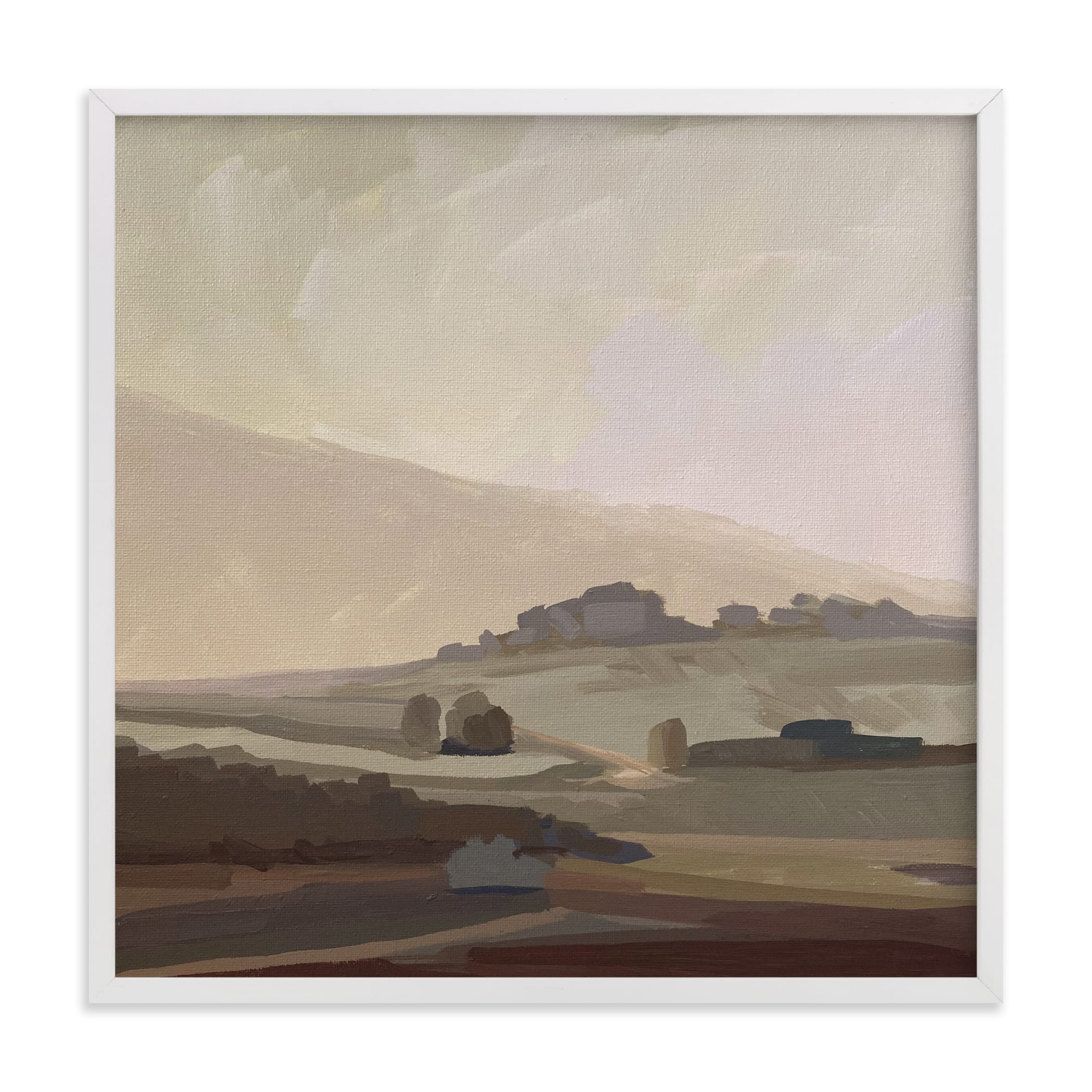 "Misty Daybreak" - Limited Edition Art Print by Amanda Phelps in beautiful frame options and a variety of sizes.