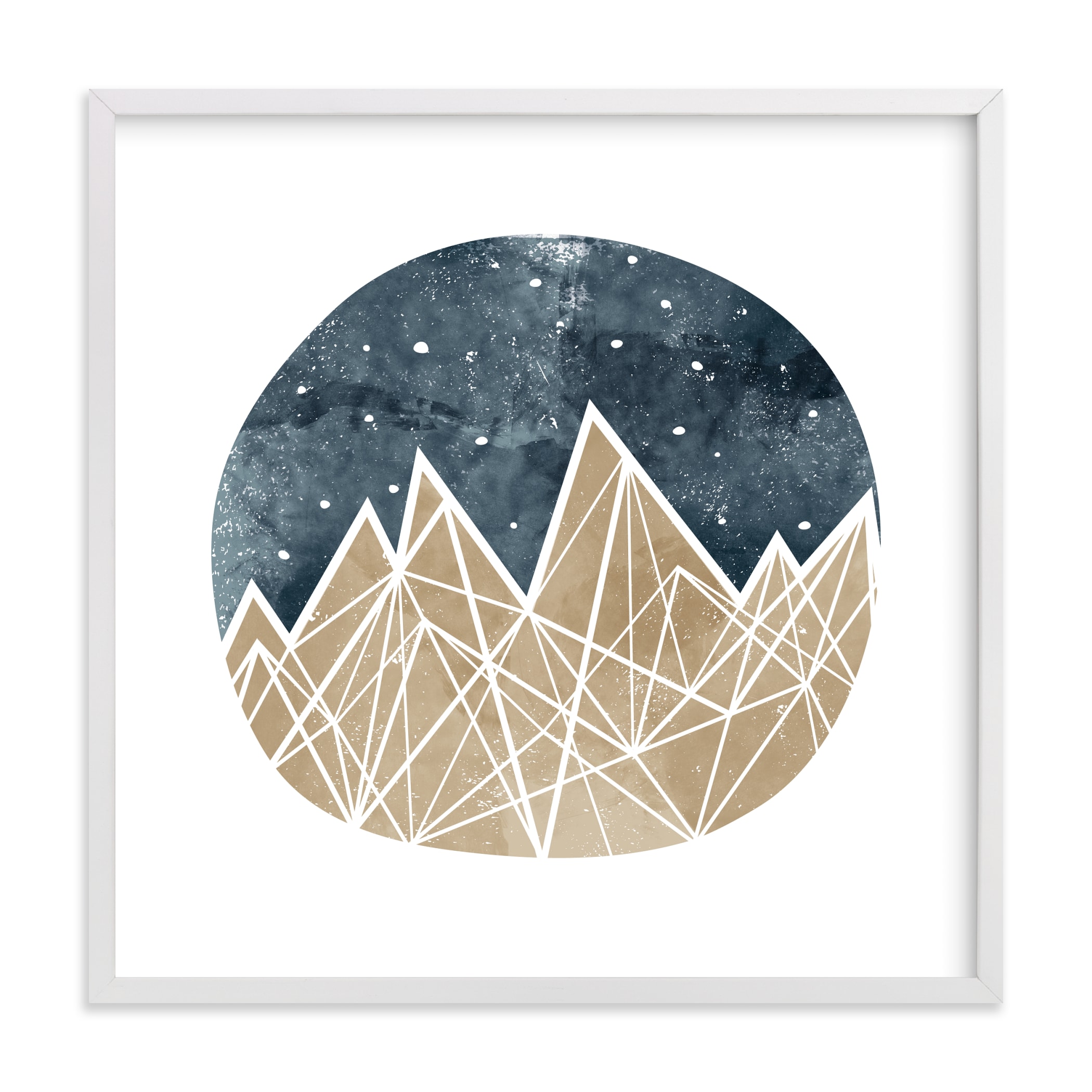 "Nighttime Sky" - Limited Edition Art Print by Shirley Lin Schneider in beautiful frame options and a variety of sizes.