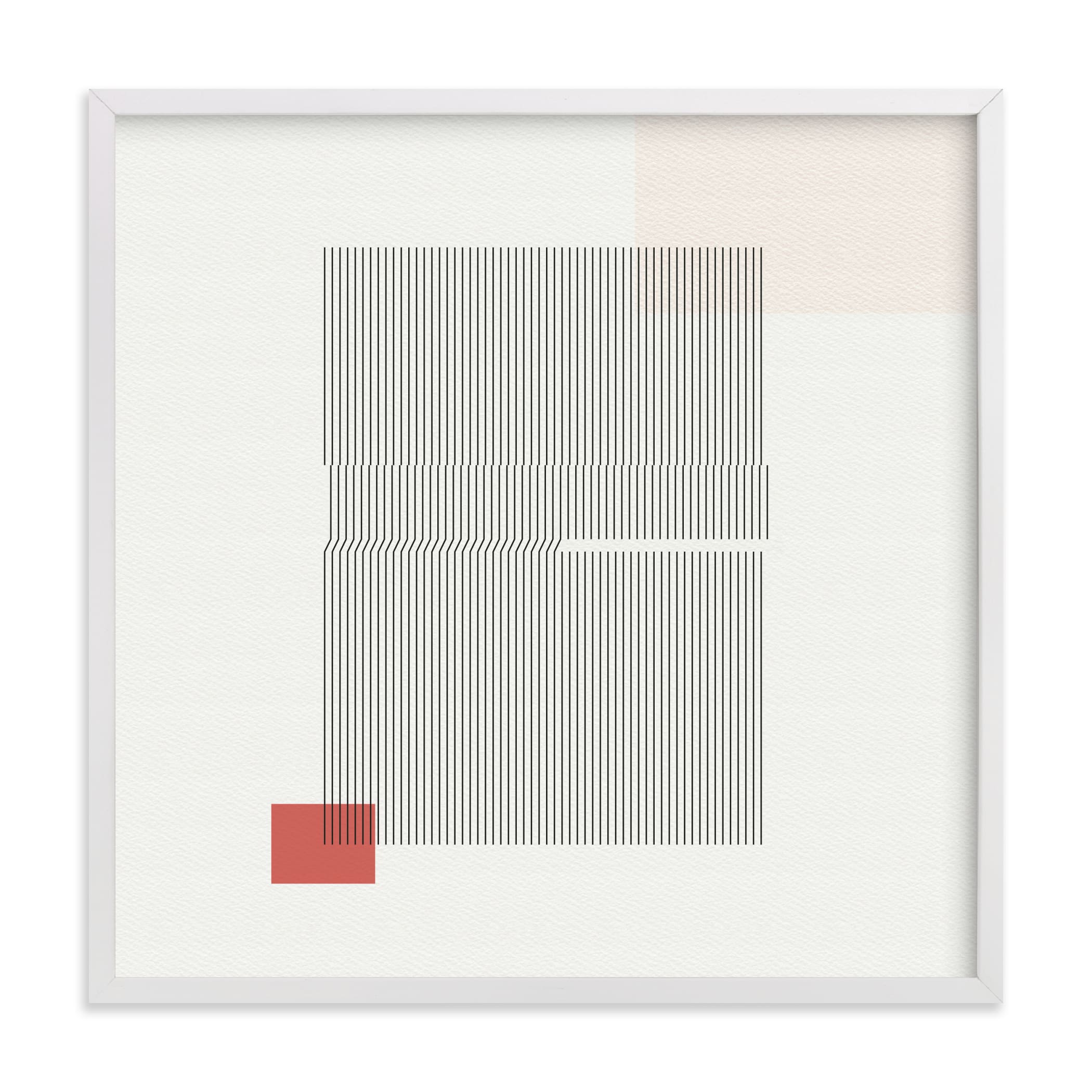 Folded Lines Art Print