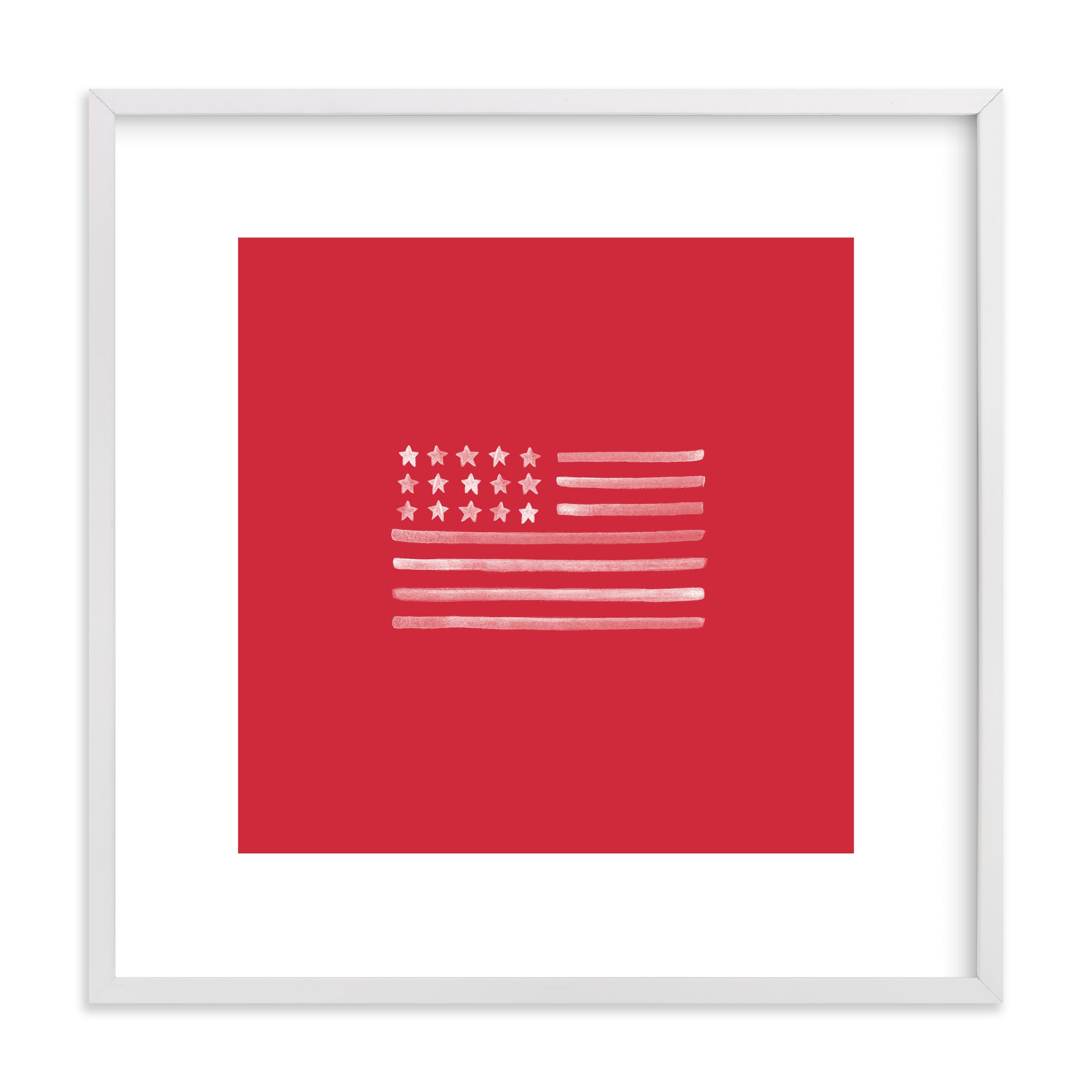 "Americana " - Limited Edition Art Print by Melissa Kelman in beautiful frame options and a variety of sizes.