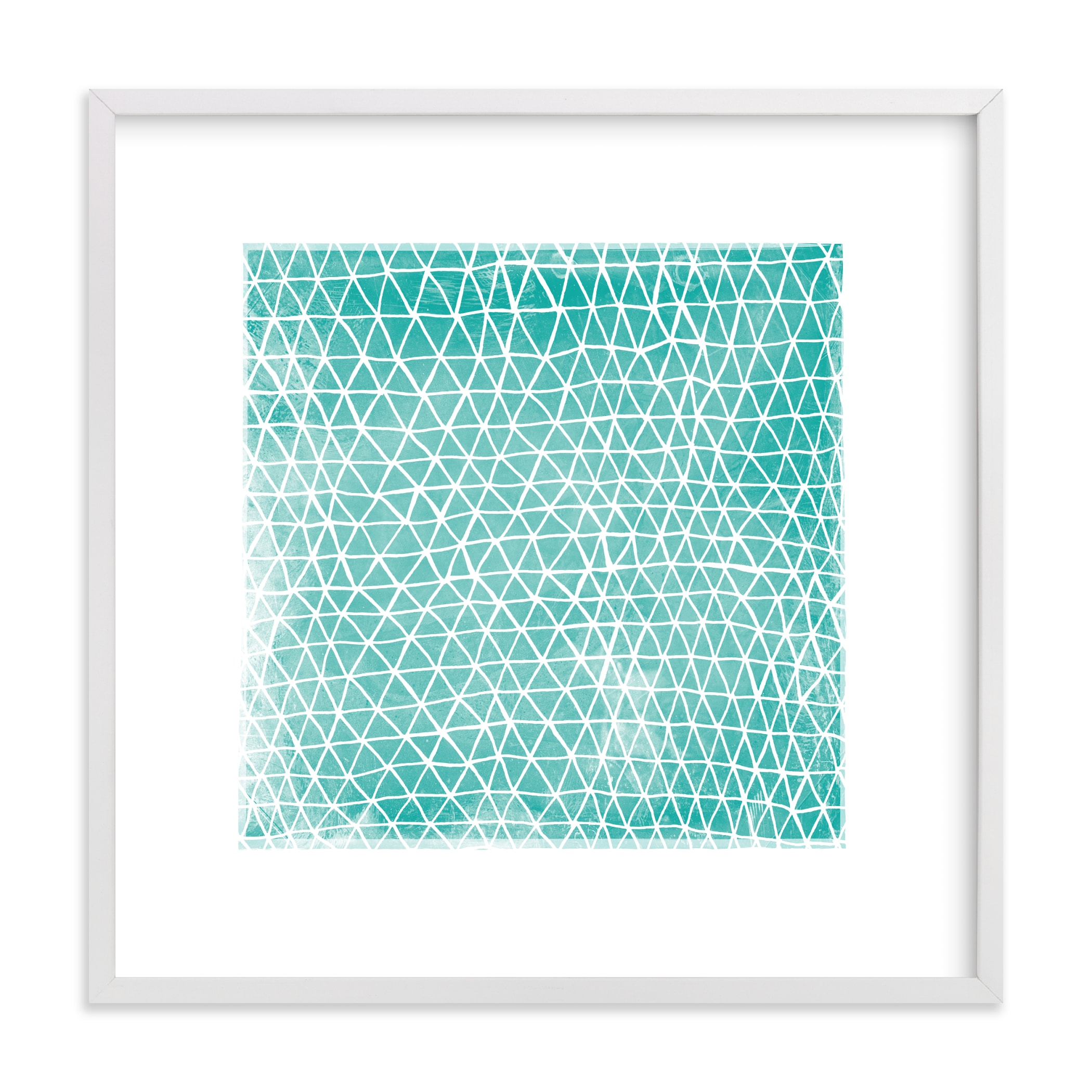 Abstract Triangles Art Print