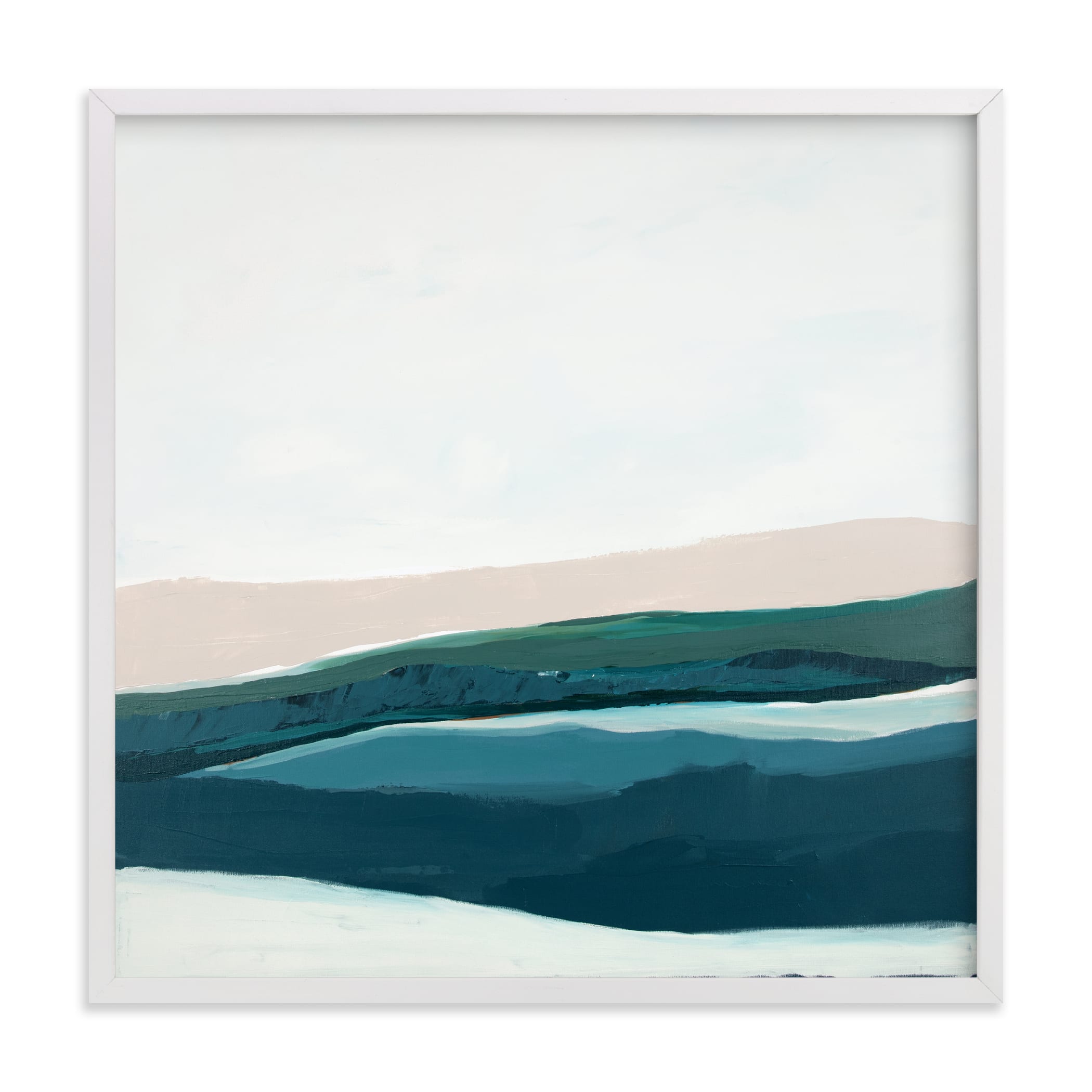 Seascape at Dusk Art Print