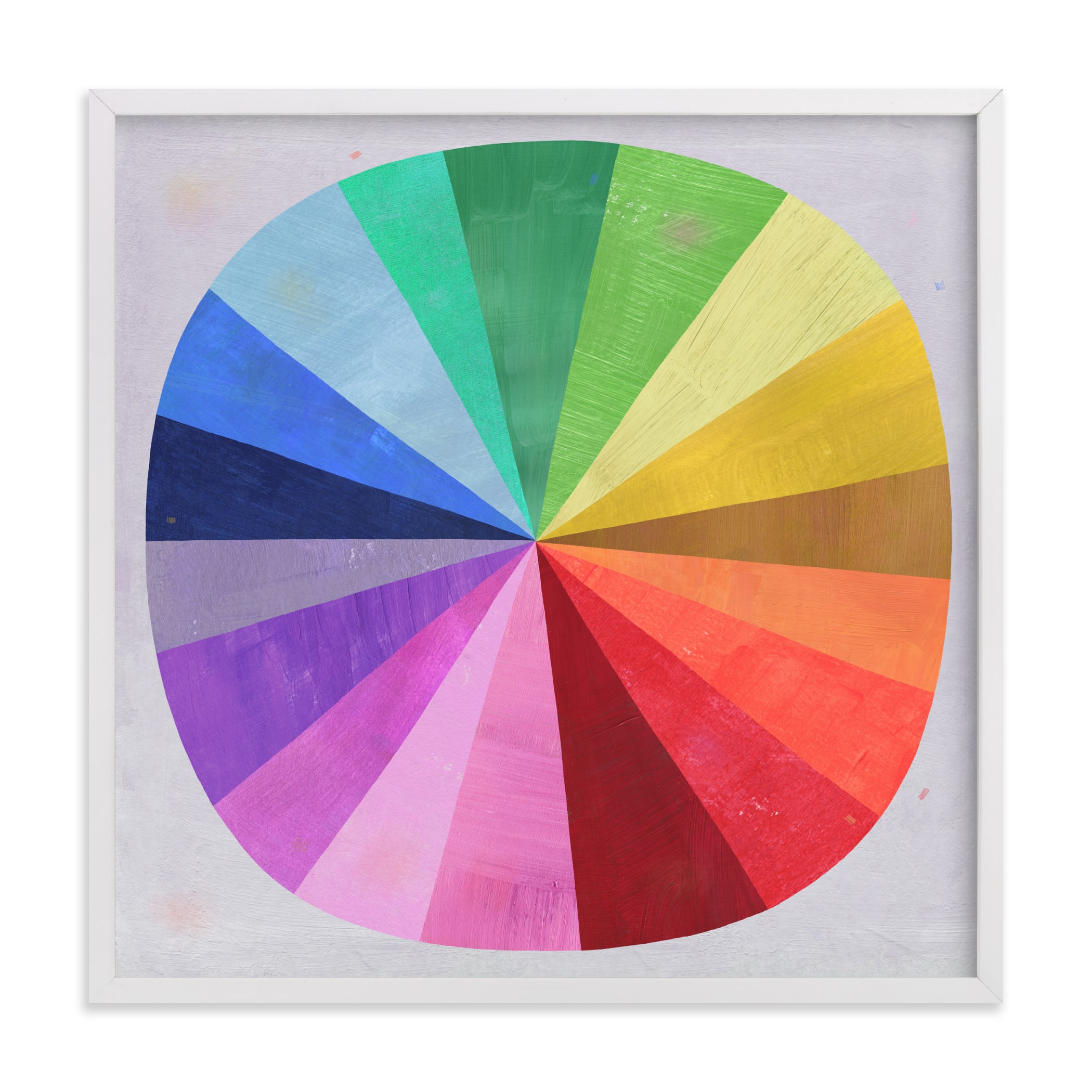 "Color Wheel" - Limited Edition Art Print by melanie mikecz in beautiful frame options and a variety of sizes.