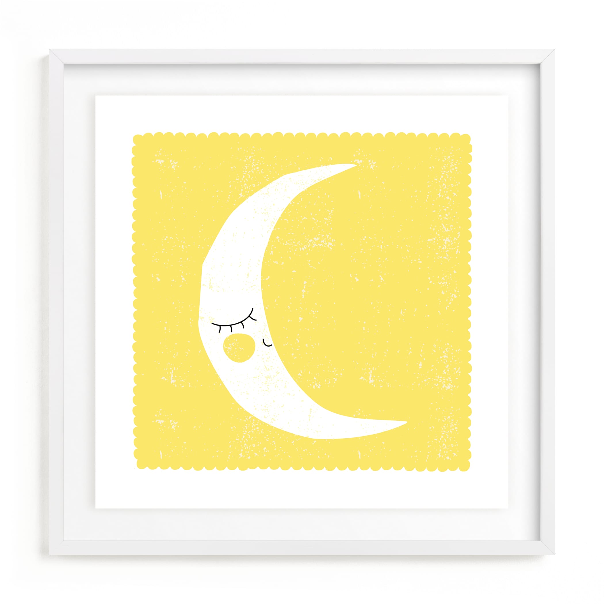 Sleepy Moon Kids Open Edition Non-Custom Art Print