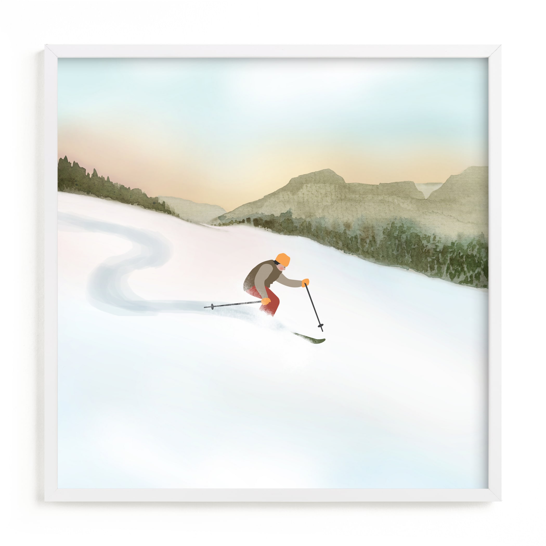 "Downhill Dream" by Shannon in beautiful frame options and a variety of sizes.