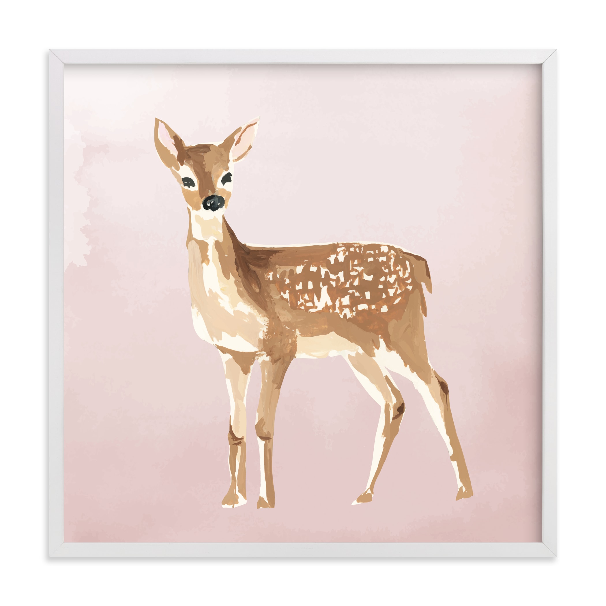 Enchanted Deer II Nursery Art Print