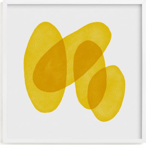 This is a yellow art by Nicole Winn called Mustard.