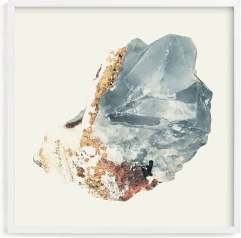 This is a grey art by Baumbirdy called Rock Study 2 fluorite.
