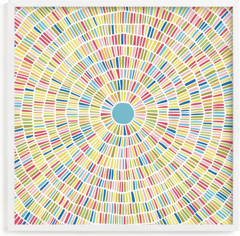 This is a colorful art by Leanne Friedberg called Starburst.