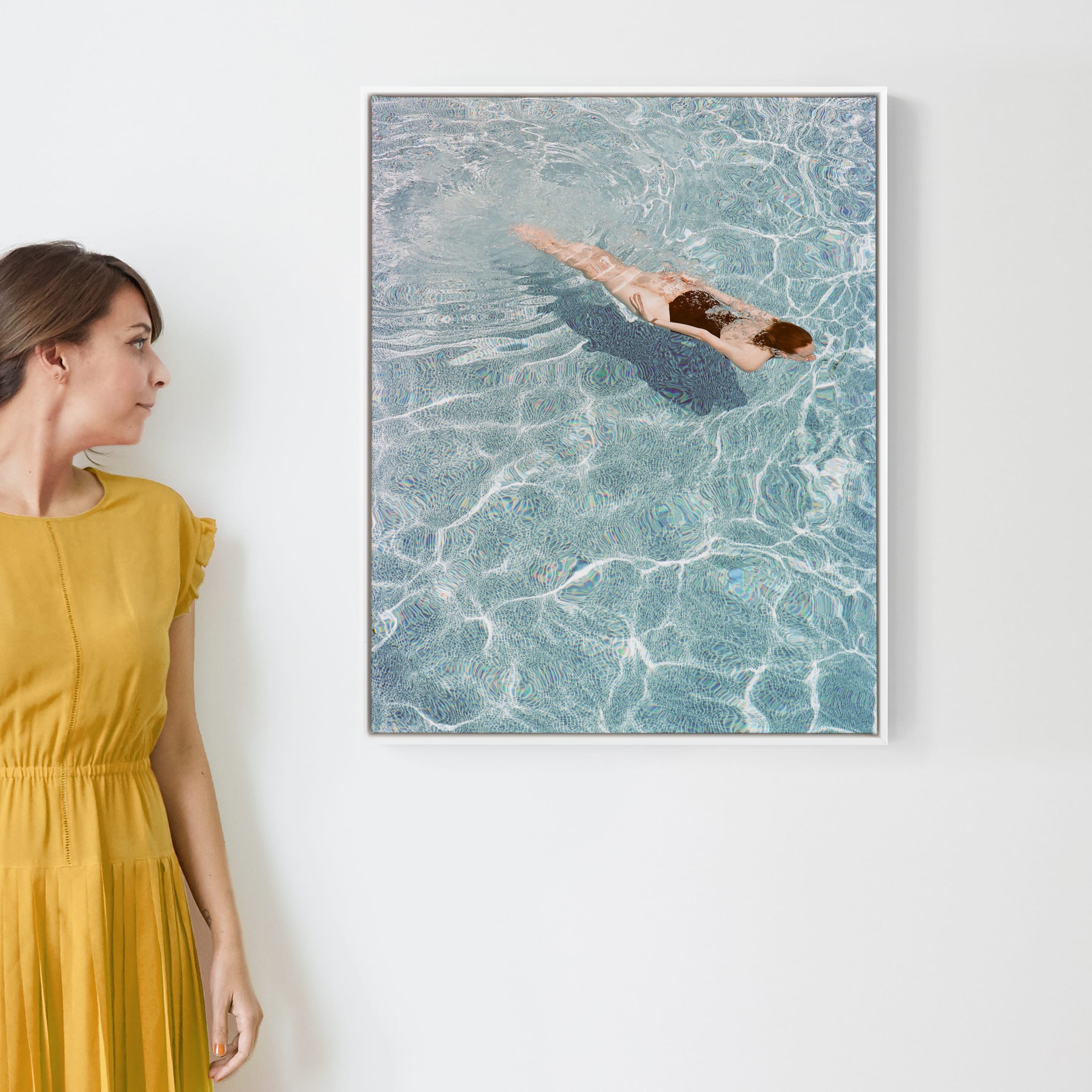 Going for a Swim Wall Art Prints by Whitney Deal | Minted