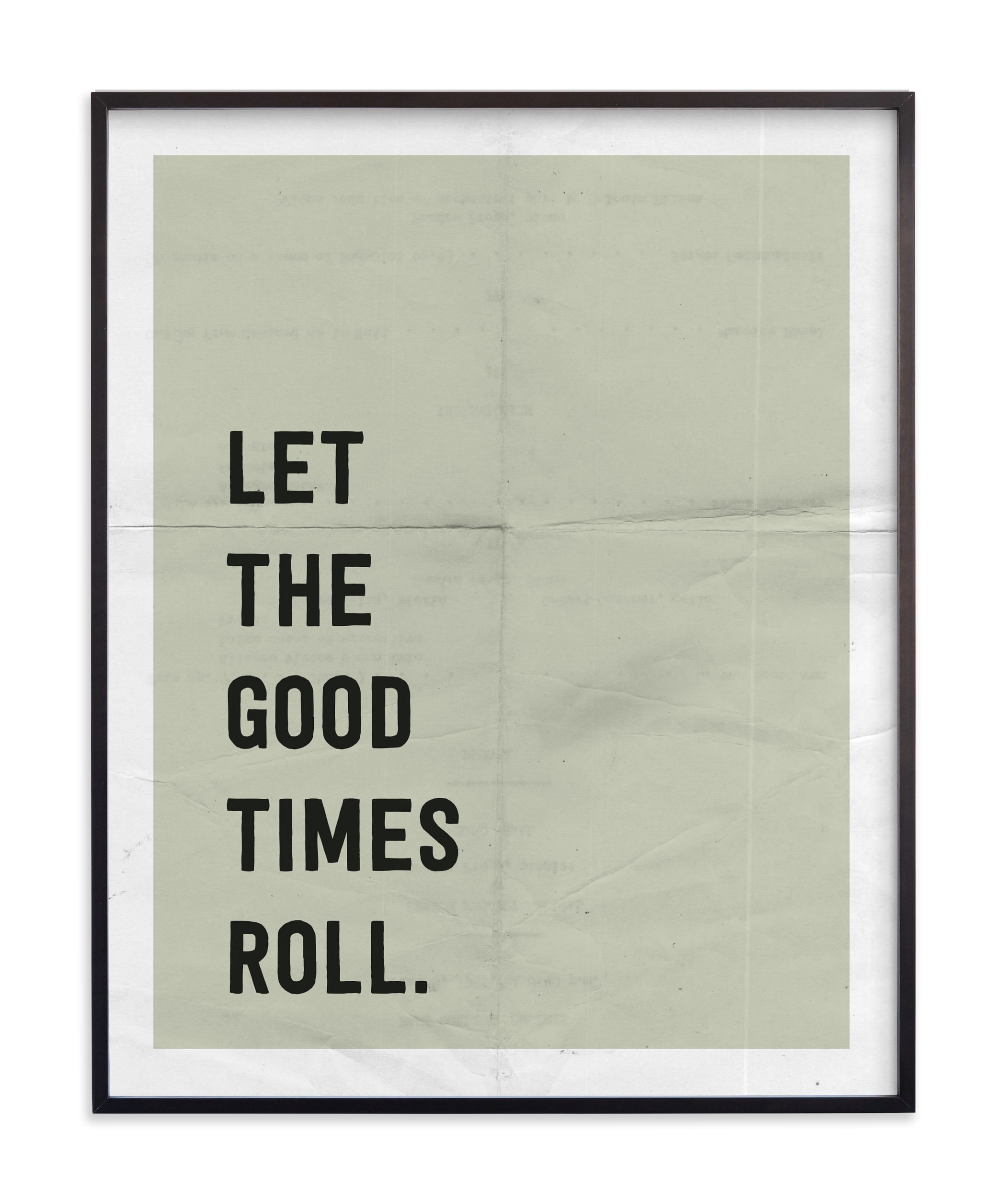 Let the Good Times Roll