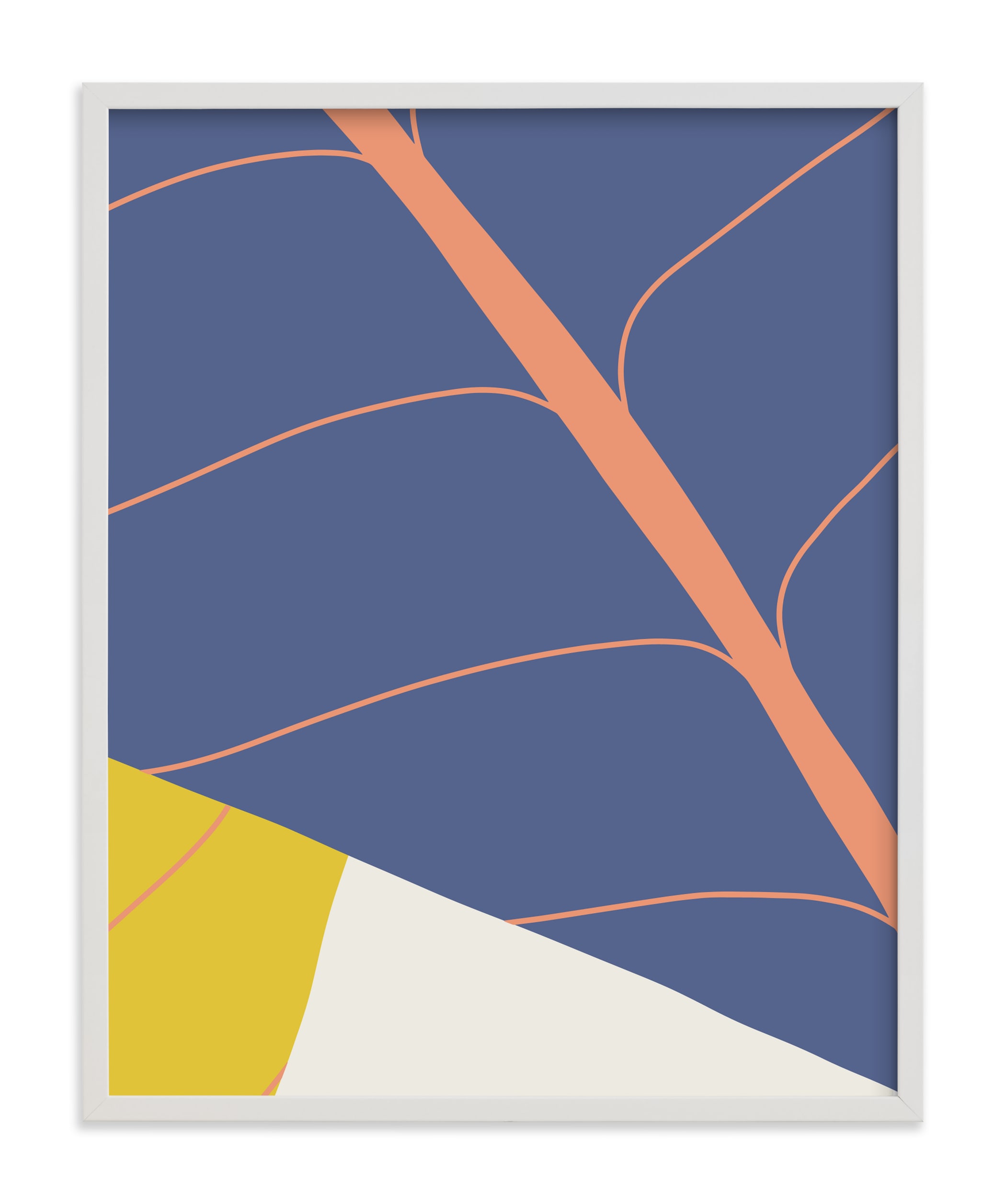 "Abstract Leaves" - Limited Edition Art Print by Alicia Schultz in beautiful frame options and a variety of sizes.