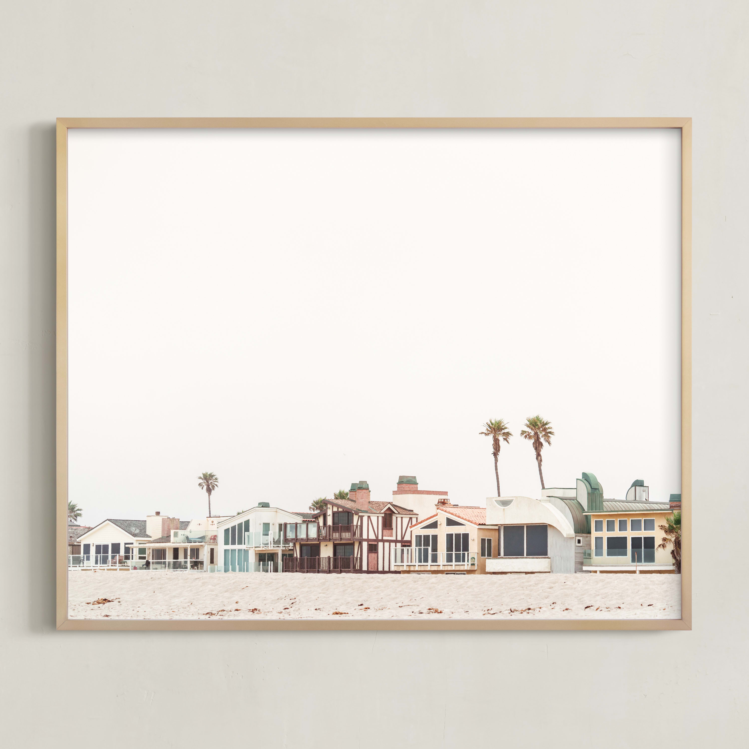 Beach Houses Wall Art Prints By Kamala Nahas Minted