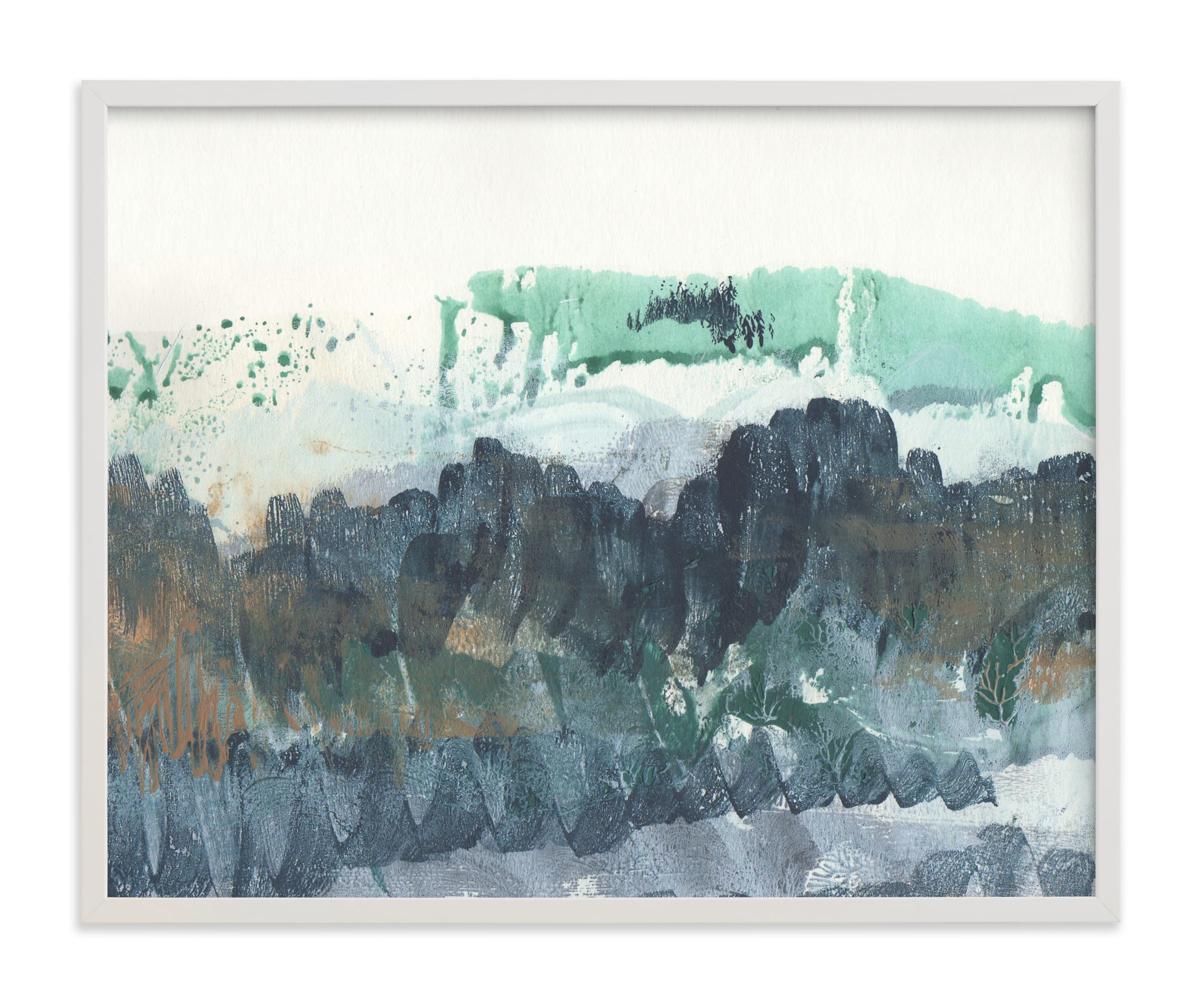 "Scape of the Land " - Limited Edition Art Print by Jennifer Daily in beautiful frame options and a variety of sizes.