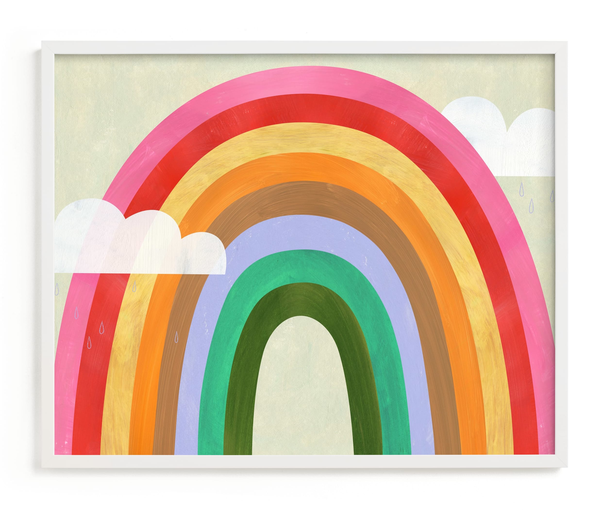 Rainbow Clouds Wall Art Prints By Melanie Mikecz Minted