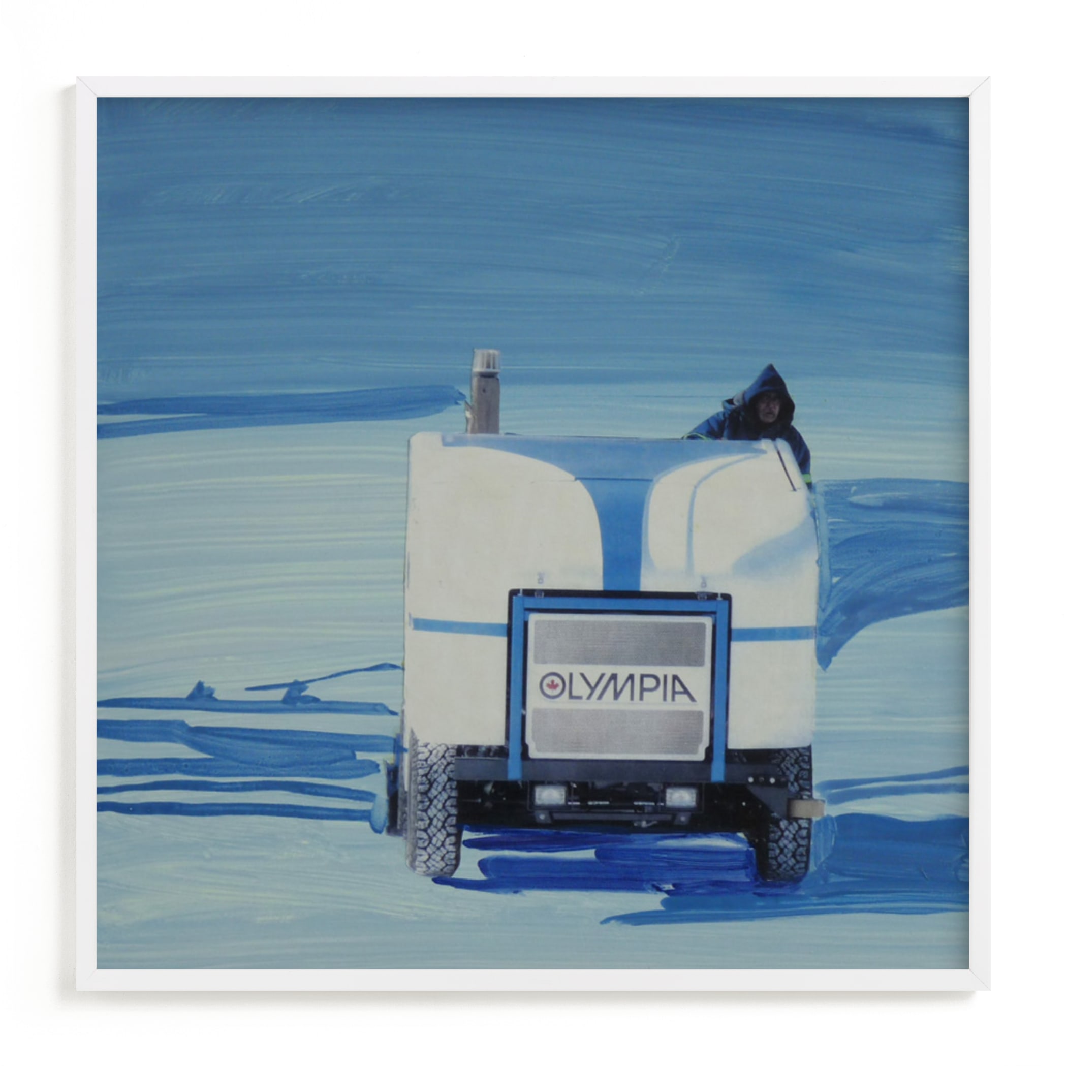 "Toronto Lakefront Zamboni" - Art Print by Annie Seaton in beautiful frame options and a variety of sizes.