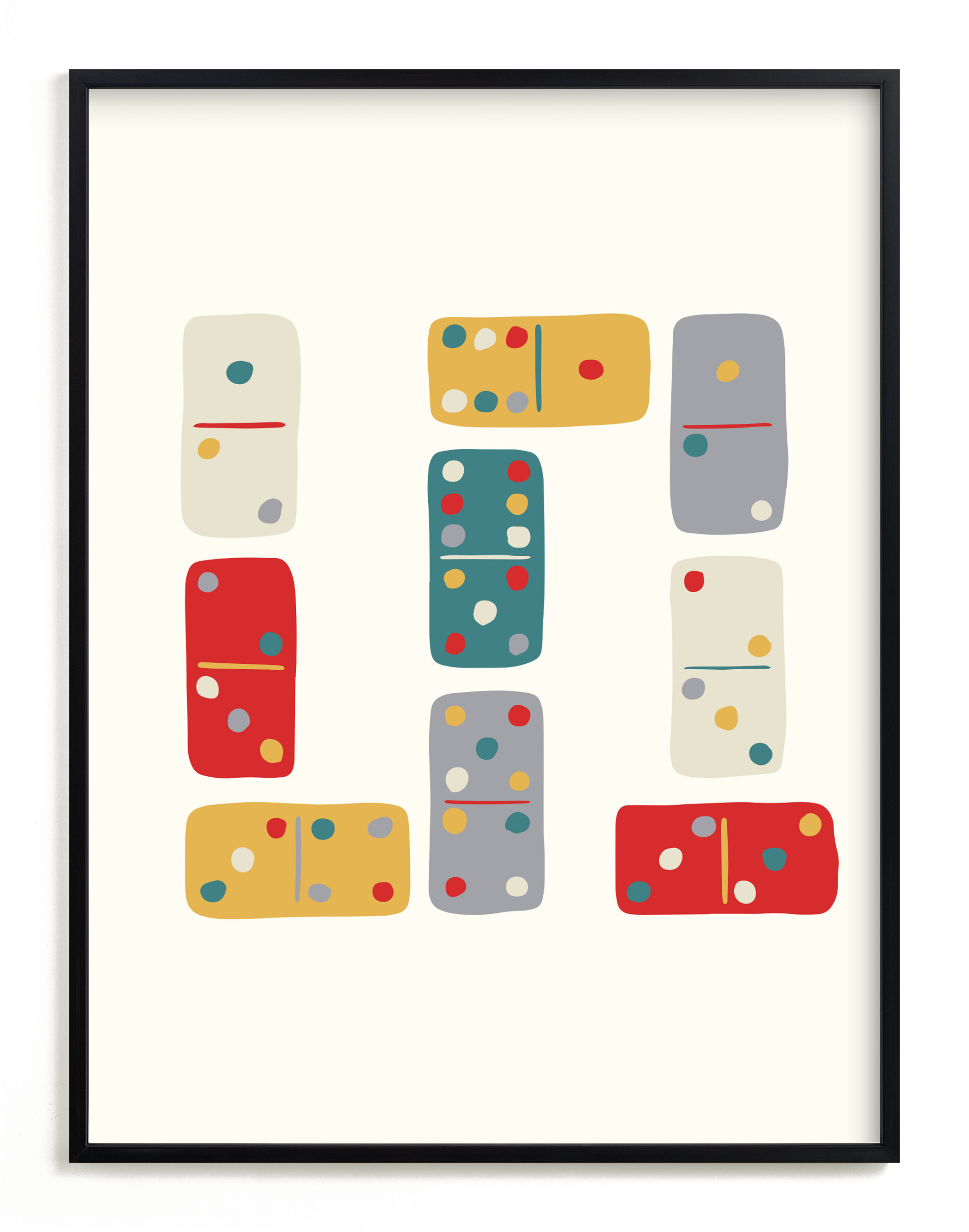 Dominoes Wall Art Prints by Carolyn Kach Minted