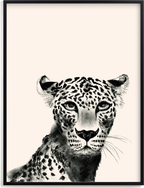 This is a ivory art by Teju Reval called Leopard.