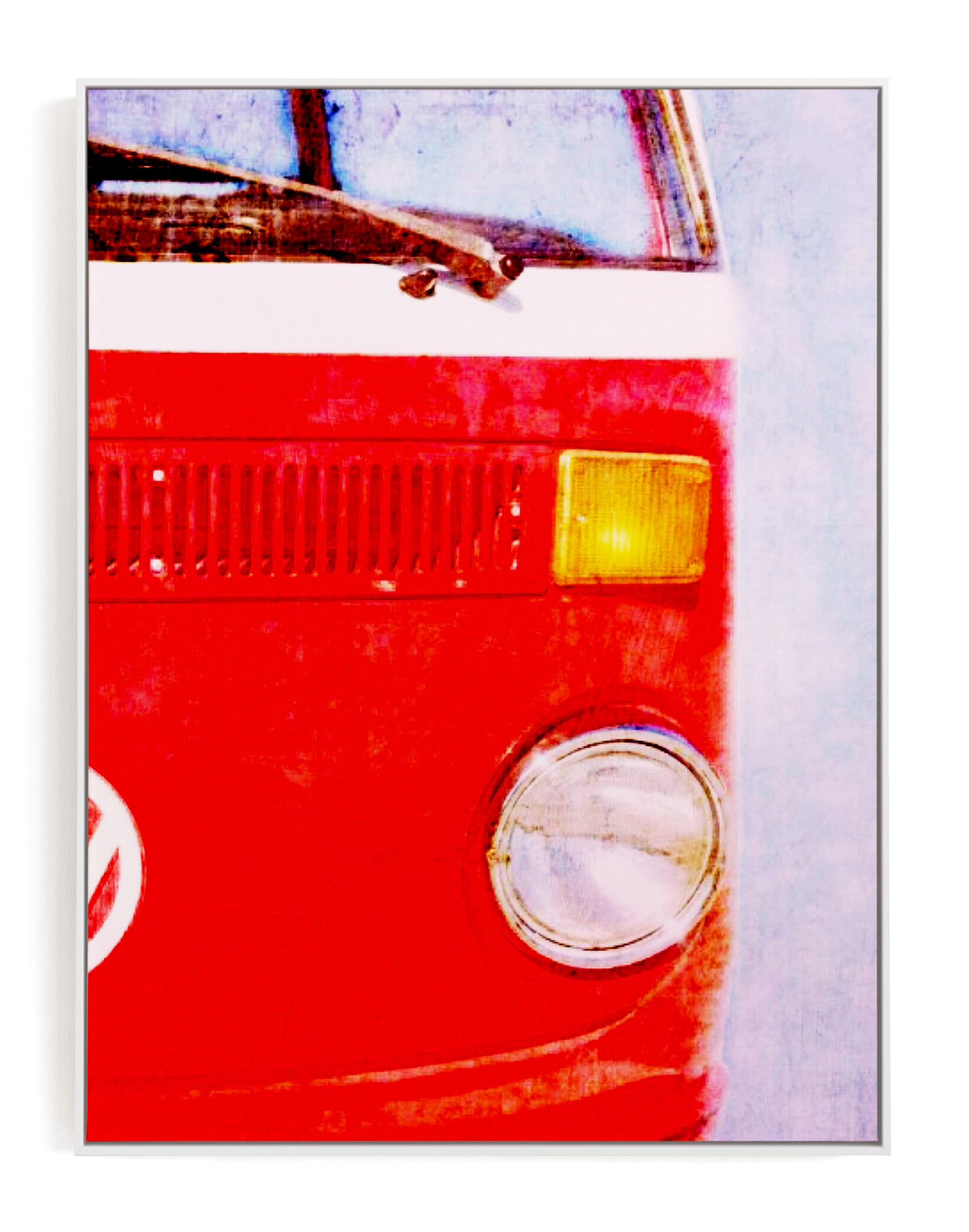On the road. Children's Art Print