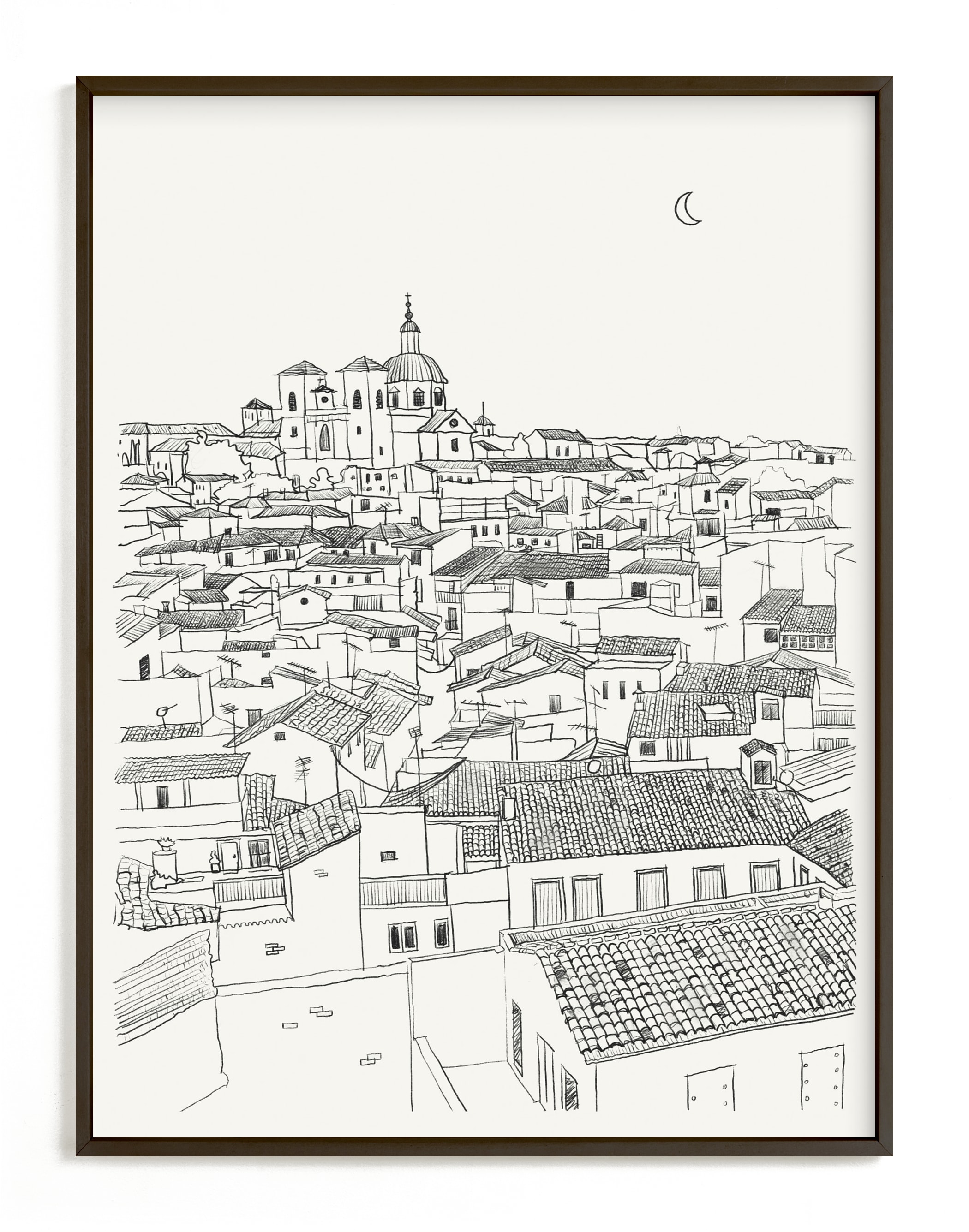 "Toledo" - Limited Edition Art Print by Adelyn T. in beautiful frame options and a variety of sizes.